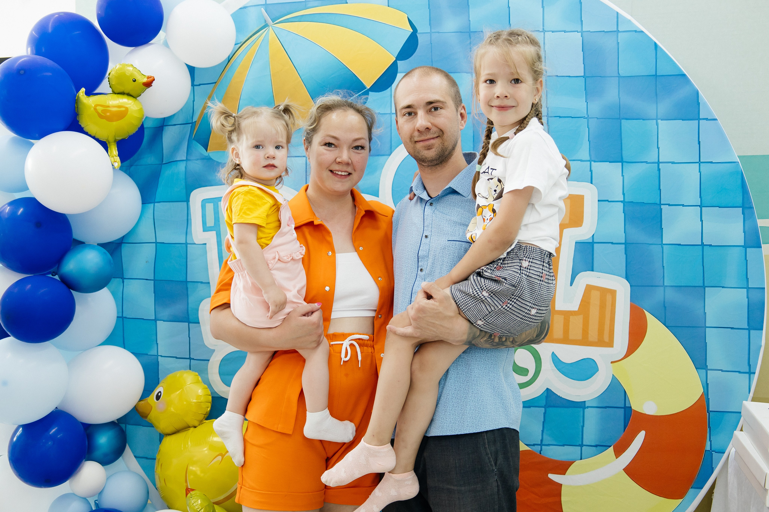 Открытие бассейна. Фотограф в Иркутске