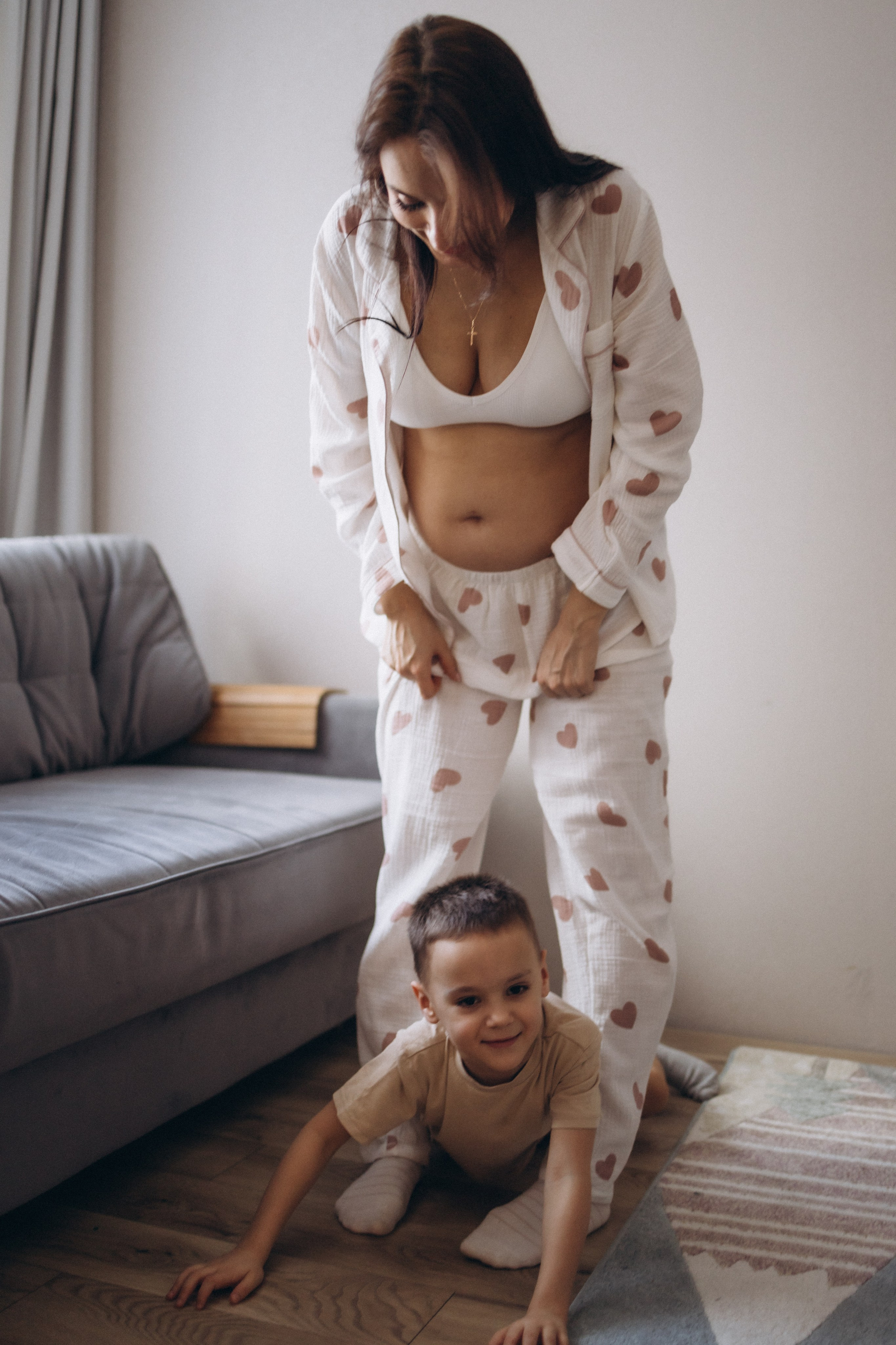 Домашняя семейная фотосессия (15.02.2025) г. Обнинск (Калужская обл.). Надежда Стар семейный и церковный фотограф в Жукове и Калужской области