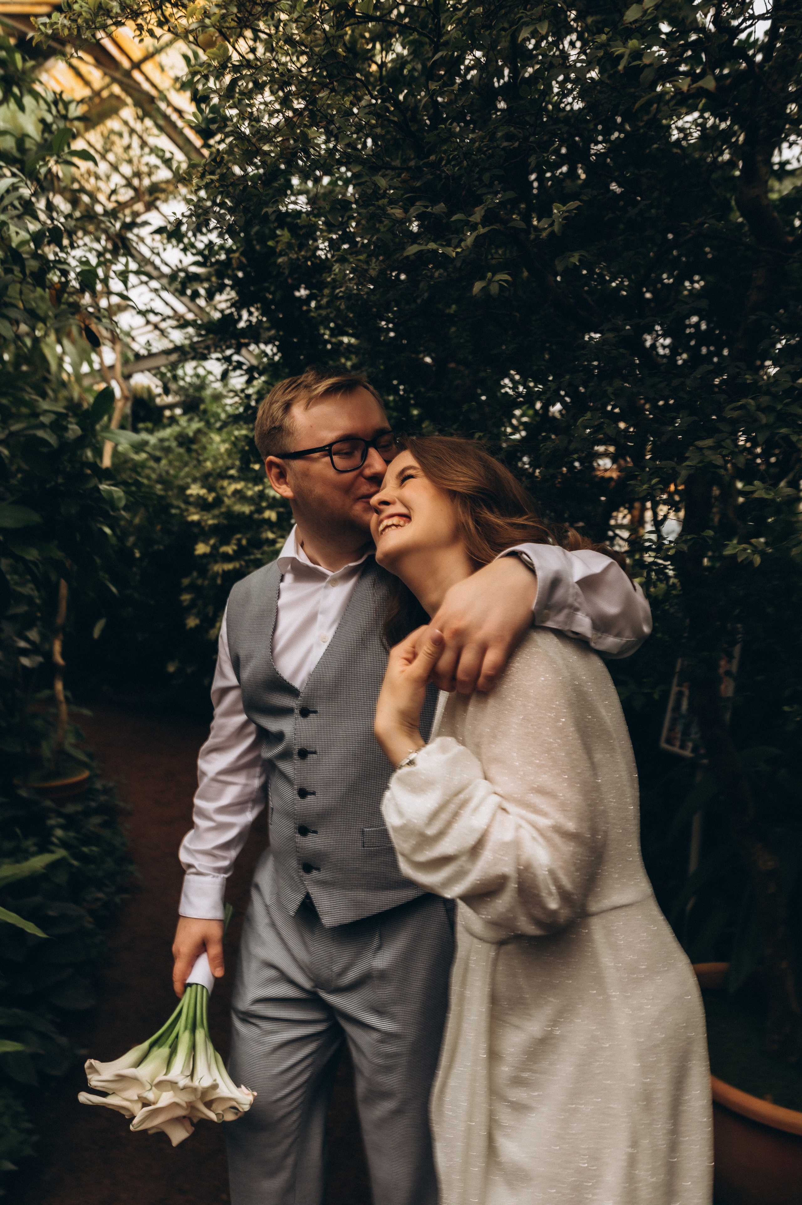 Загс+Оранжерея (камерная свадьба). Фотограф ПИТЕР СПБ Надежда Баранова