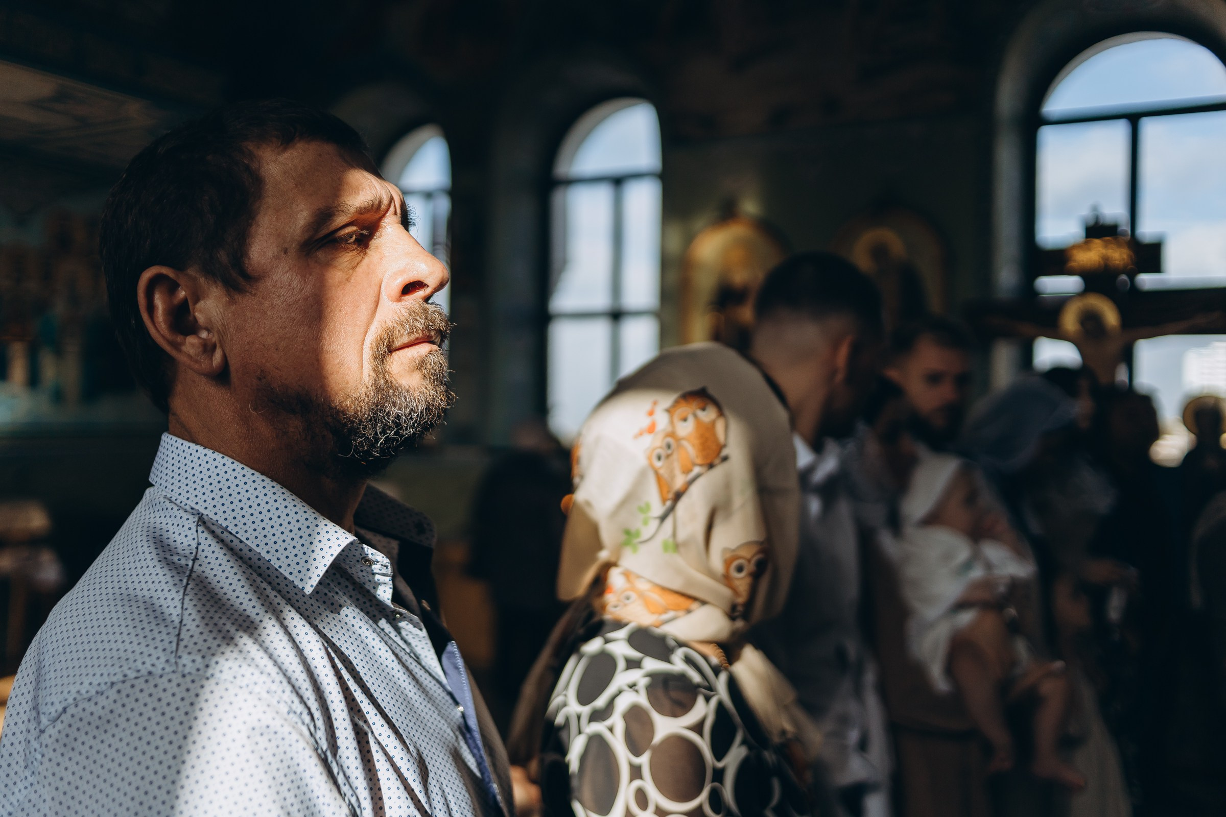 Крещение Матвея. Семейный фотограф в Волгодонске Краченцева Анна