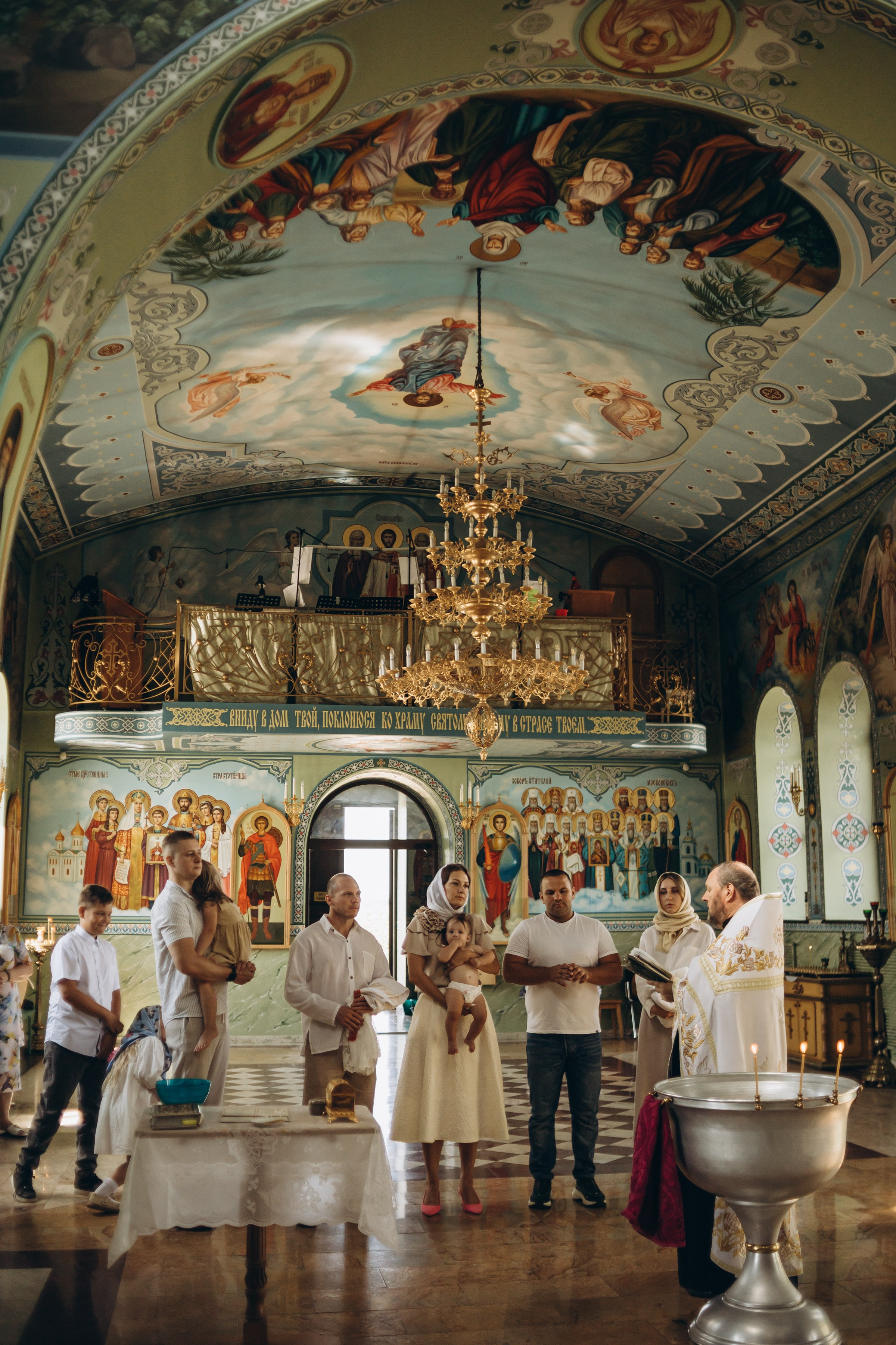 Крещение Варвары и Елизаветы. Семейный фотограф в Волгодонске Краченцева Анна