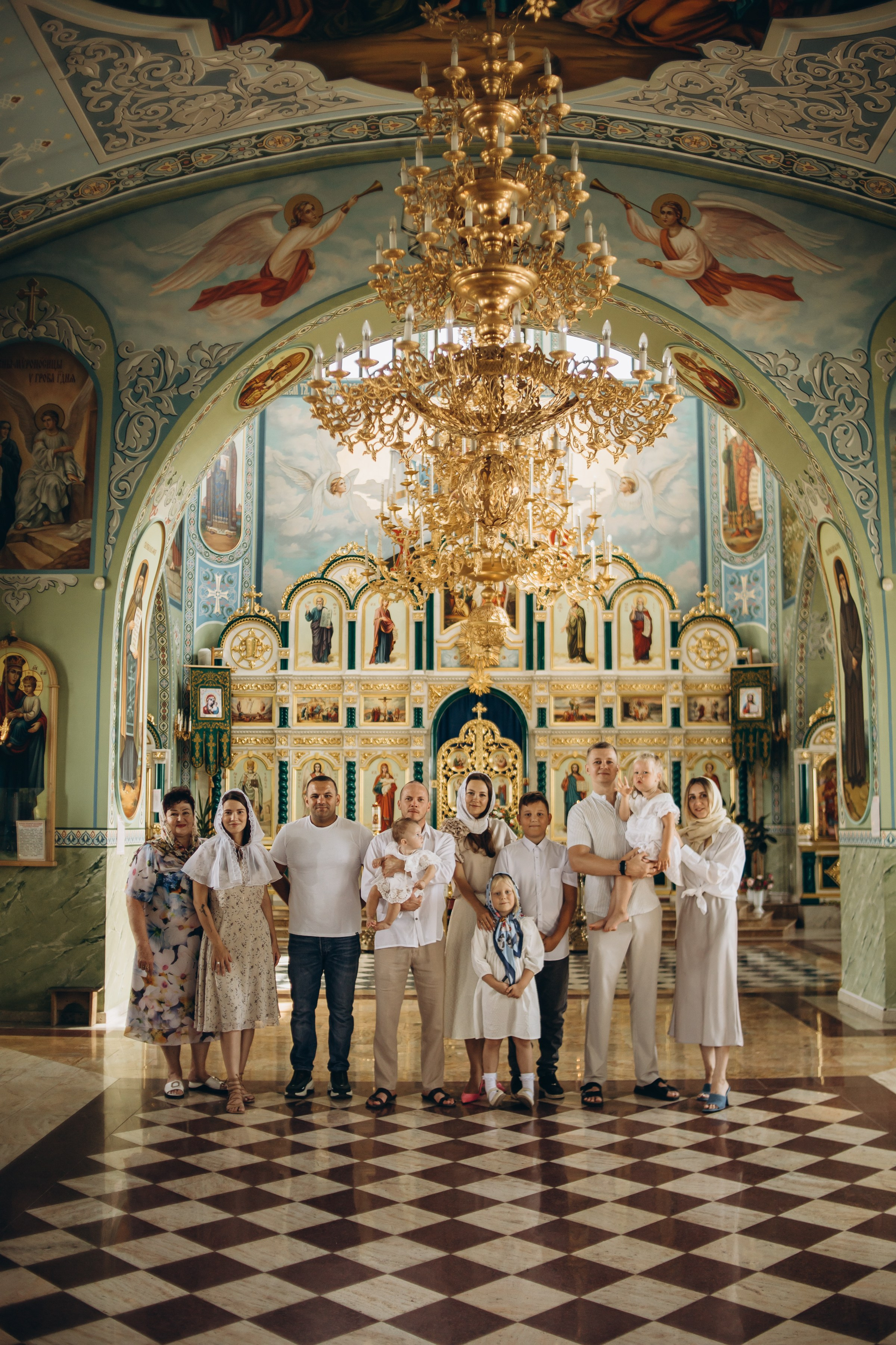 Крещение Варвары и Елизаветы. Семейный фотограф в Волгодонске Краченцева Анна