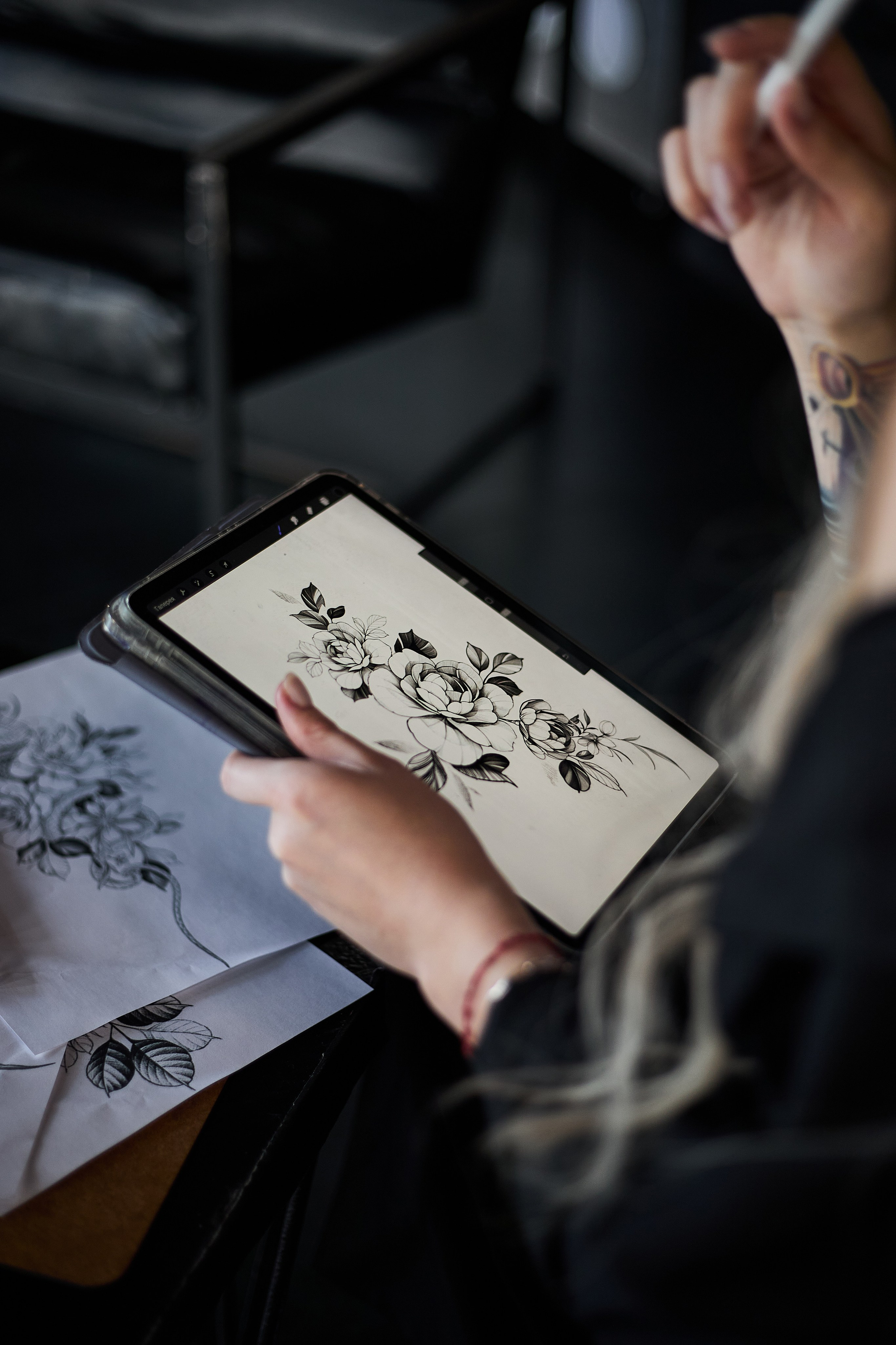 Тату мастер. Репортажный Фотограф Москва Дарья Лунева