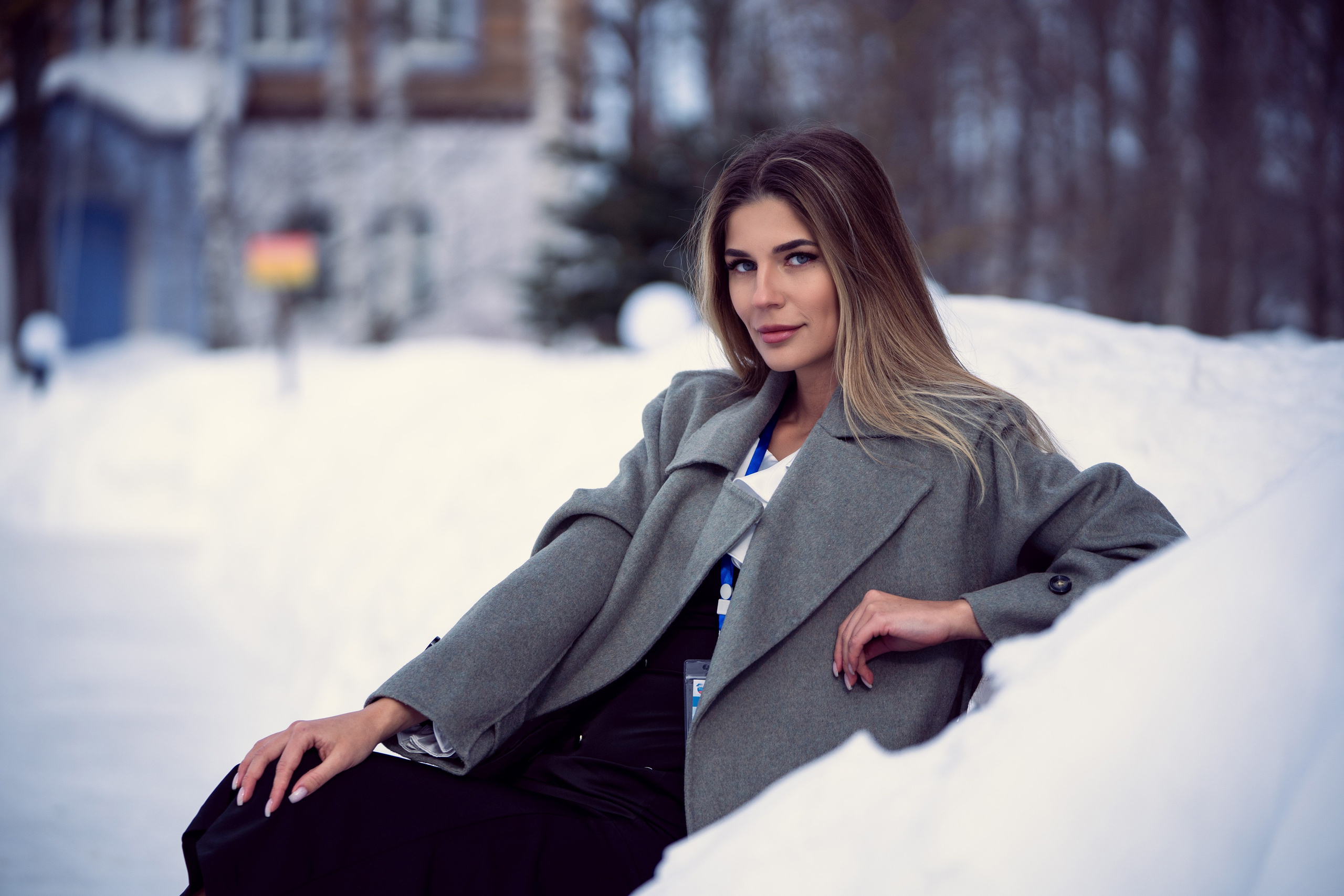 Зимний портрет для Екатерины. Каталожная и промышленная съемка в Москве Александр Плонский