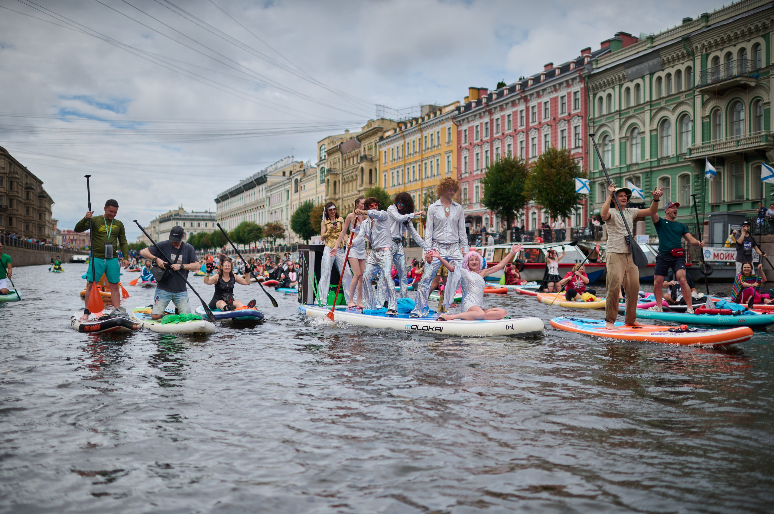 Фонтанка 2025. Фотосъемки на сапах, Москва. Сплавы на сапах