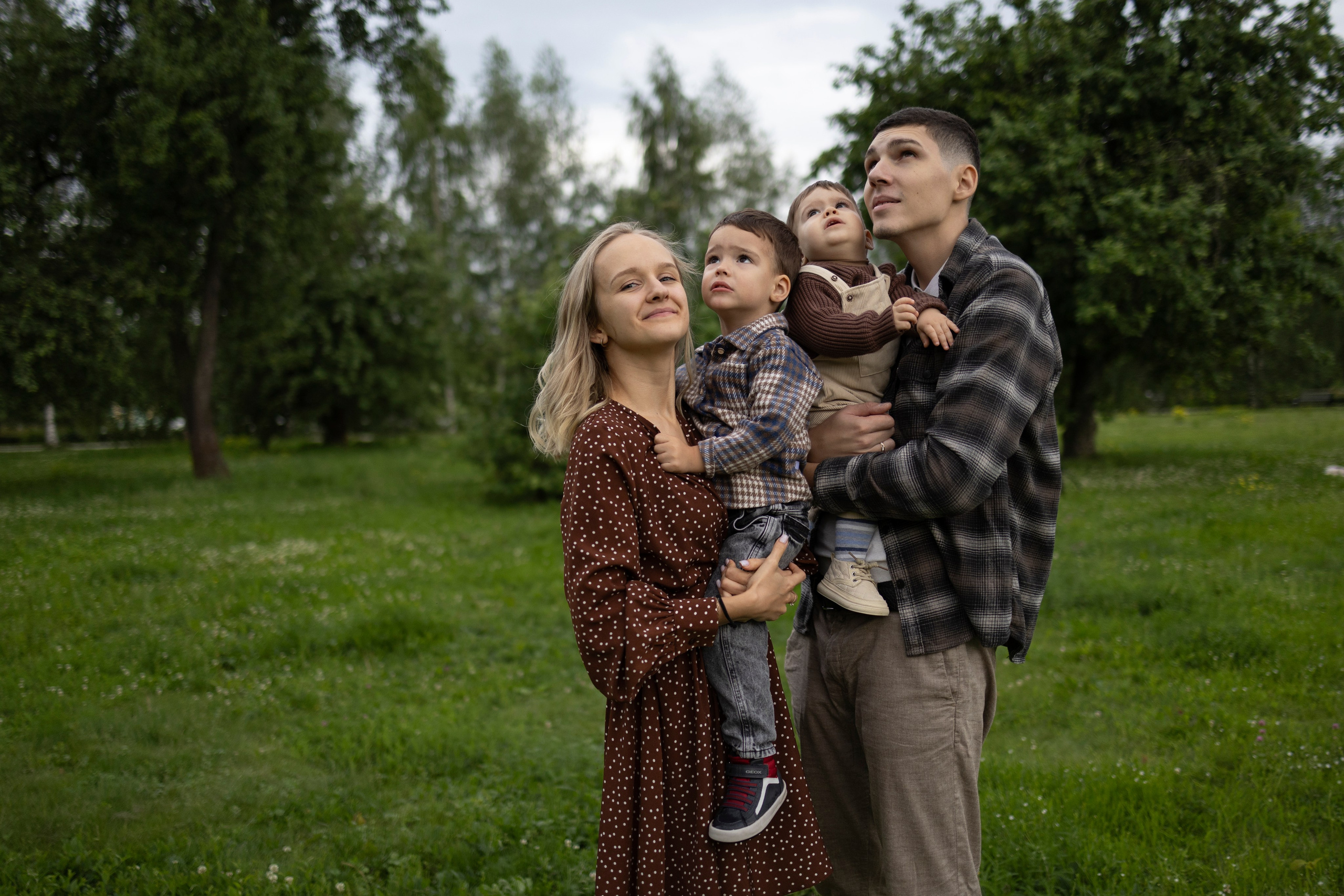 Кирилл, Катя, Мирон и Леон. Семейный и детский фотограф в Москве Анастасия Мурга