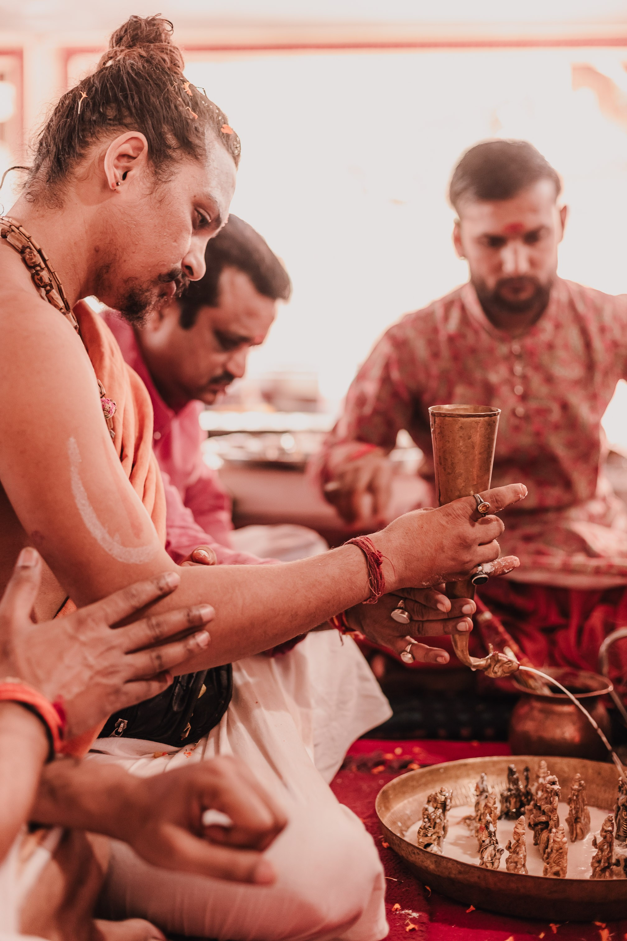 Lakshmi pooja in India. Mariam Bagdasaryan