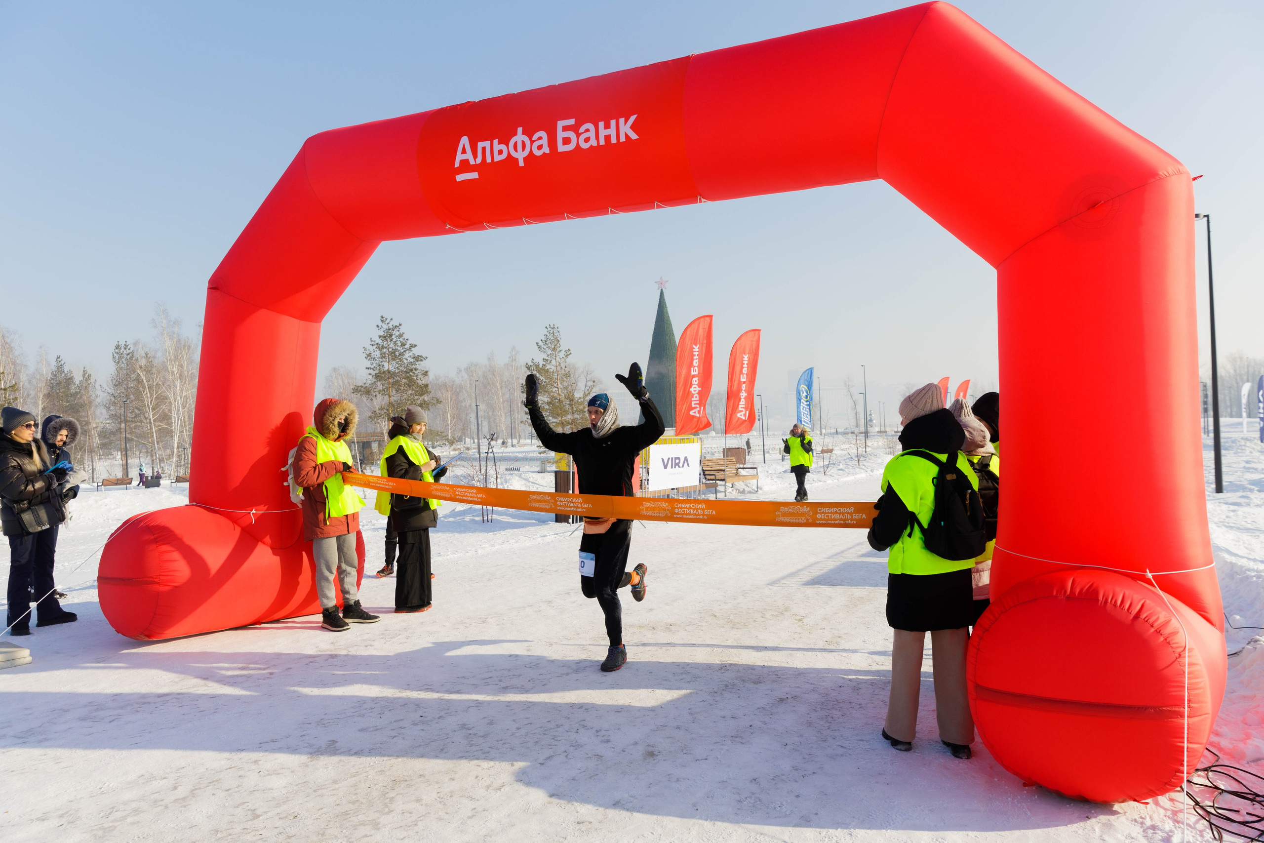 Альфа — Банк. Зимний кросс. Репортажный фотограф в Новосибирске Алена Помазунова
