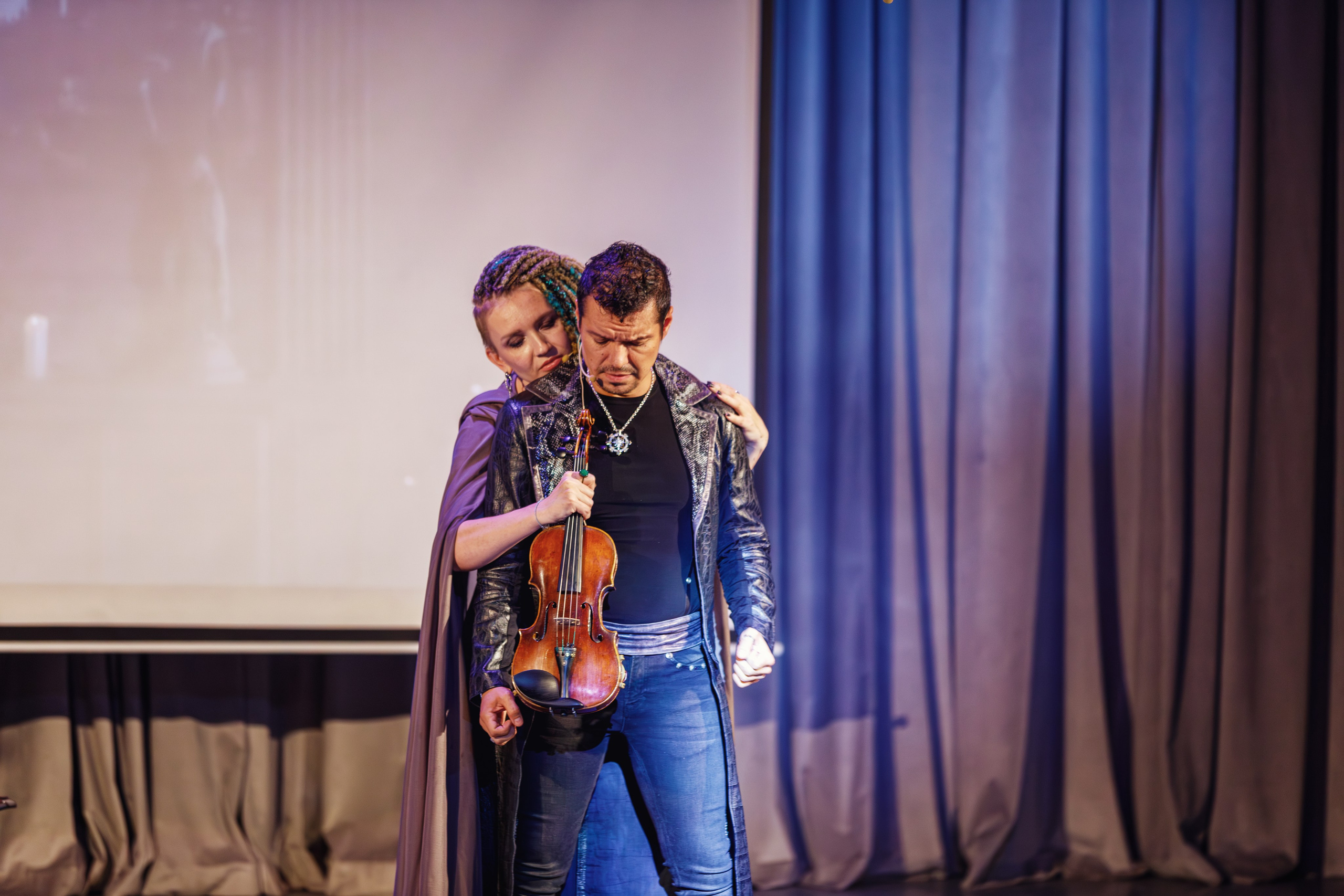 Мюзикл. Скрипка Паганини. Бэкстейдж. Фотограф портретист в Троицке и Москве Иван Парусиди
