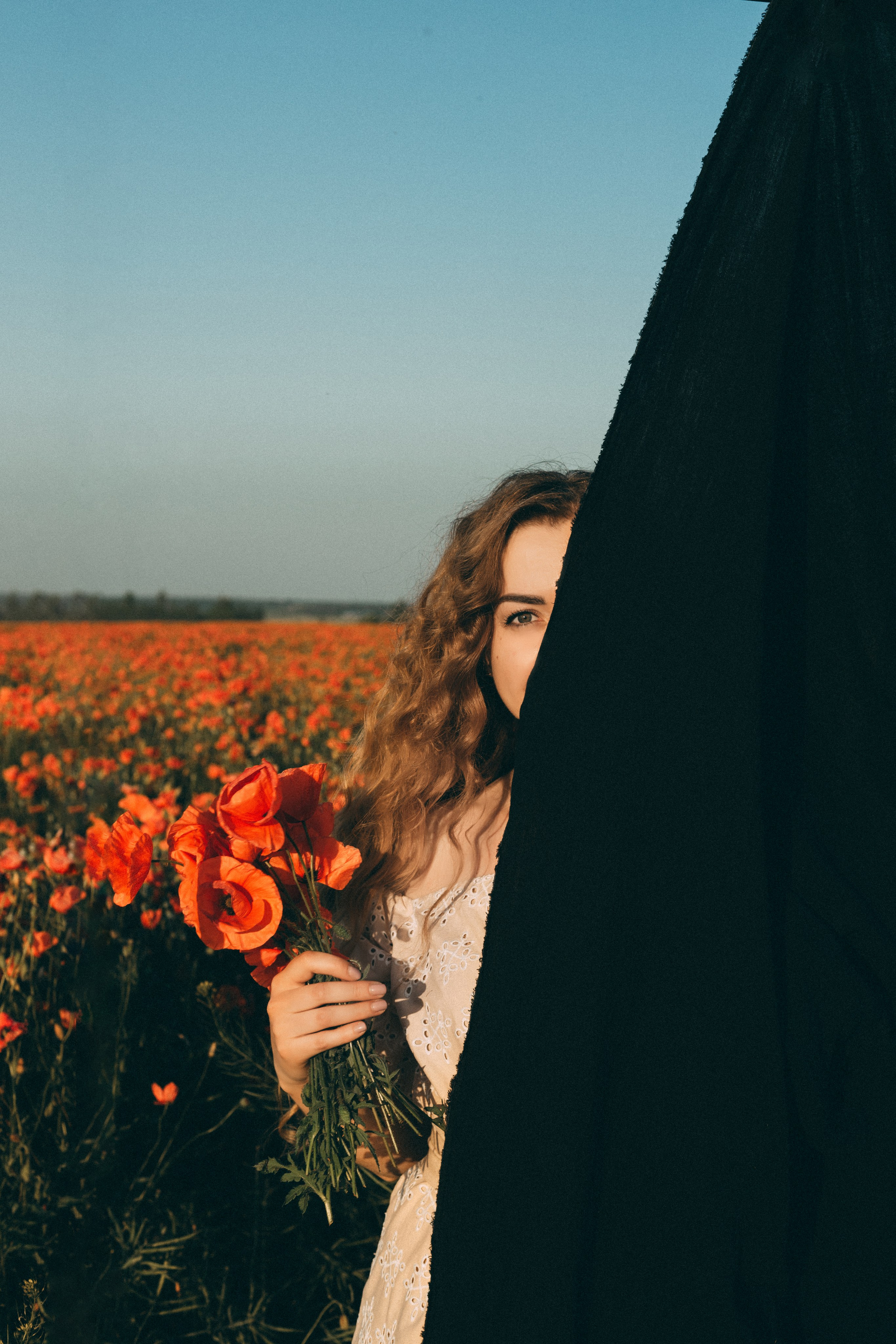 Фотосессия в маковом поле на закате. Свадебный и семейный фотограф в Краснодарском крае Мария Данилкина