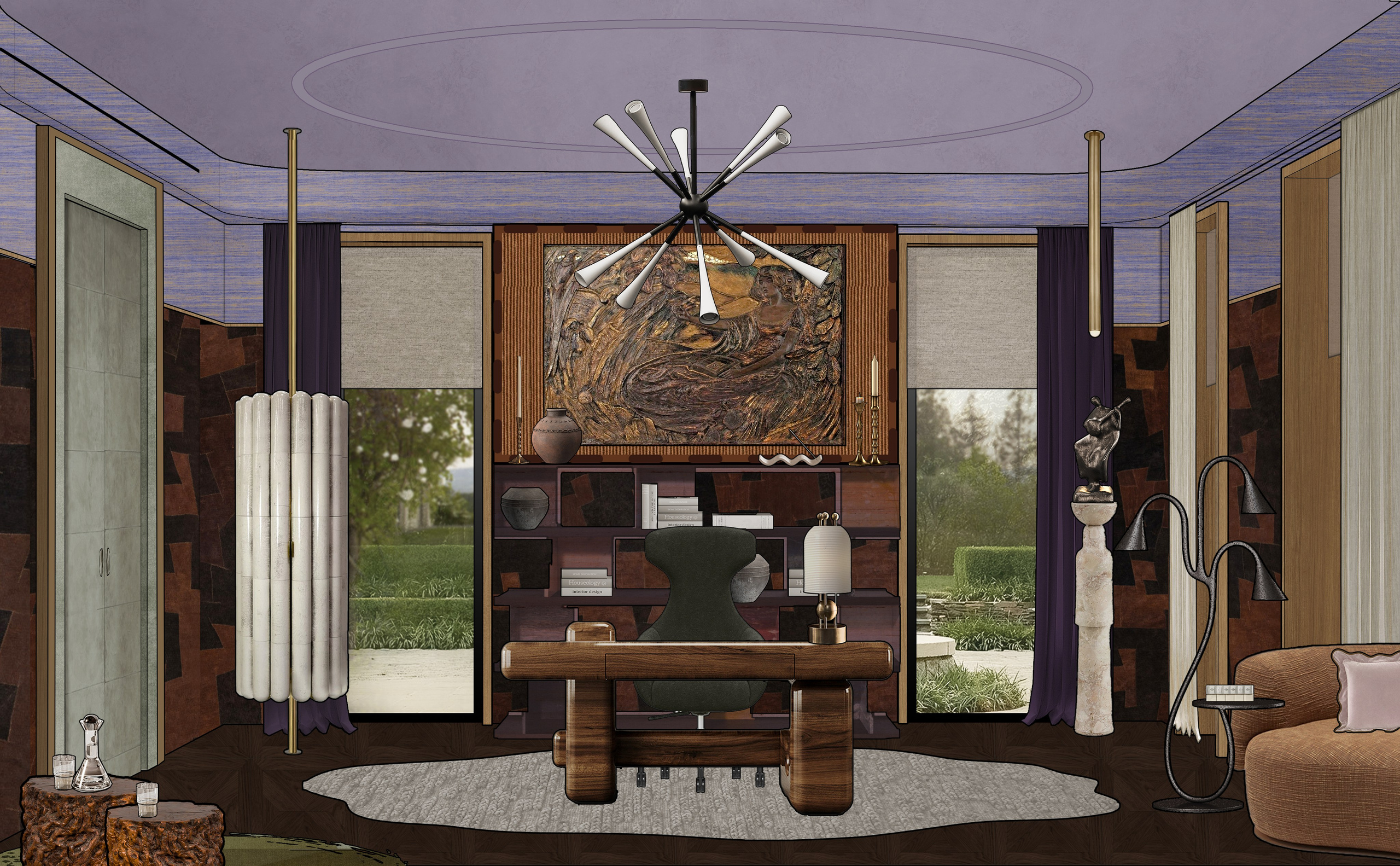 Various projects for decorating individual rooms. SHAIMERDINOVA INTERIORS