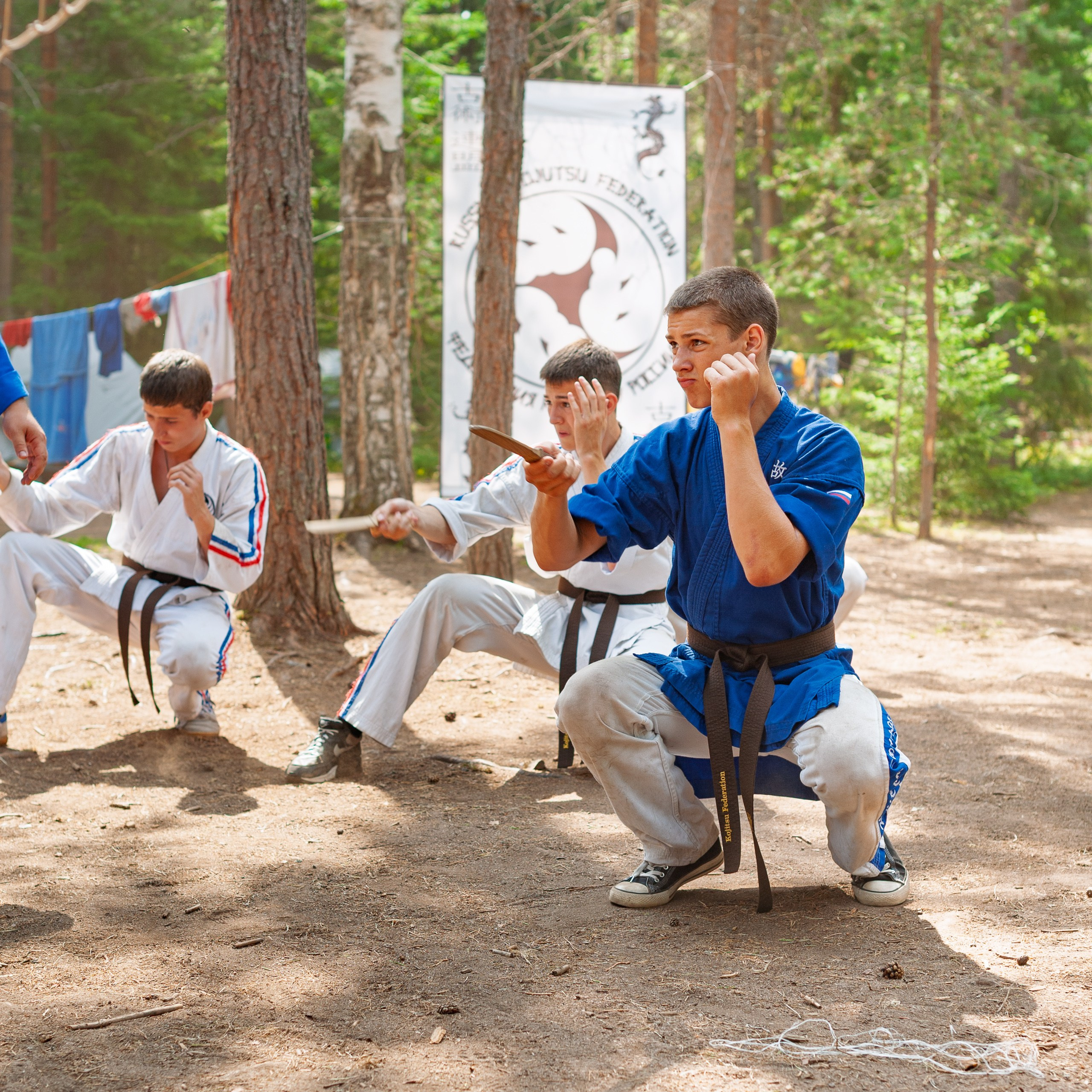 Летние тренировочные боры Школы Боевых Искусств «МОН», Валдай 2011 г. тренировки