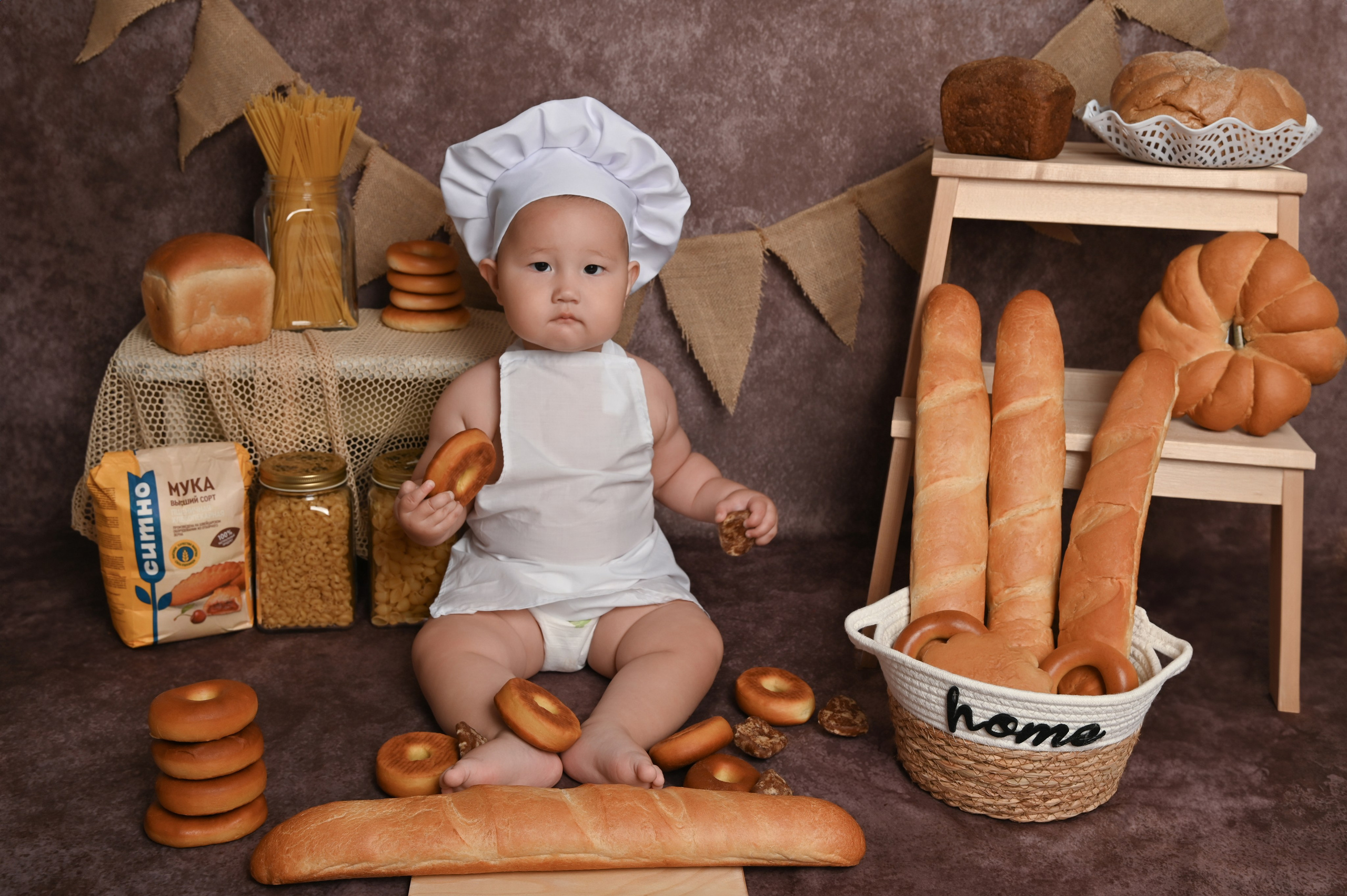 Годик Амирлана. Фотограф Новорожденных и семейный Элла Огай г. Сатпаев