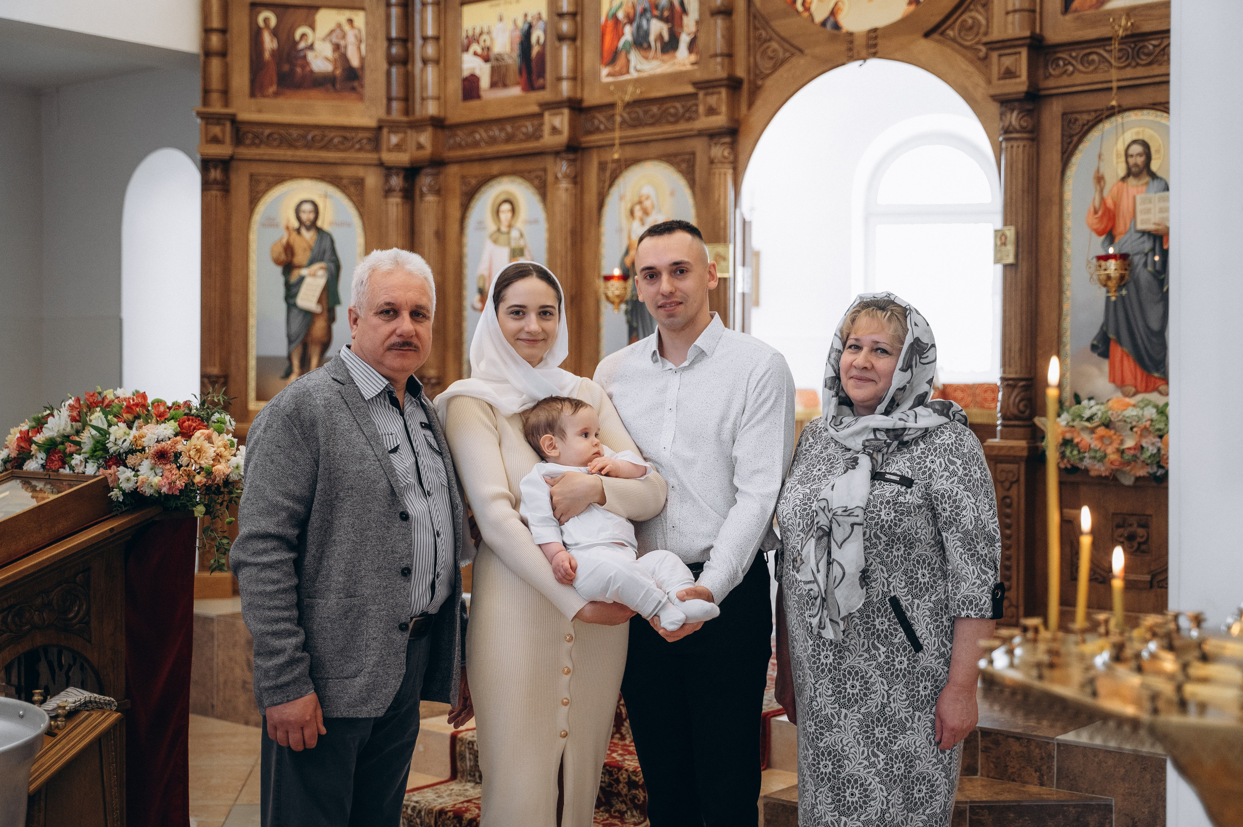 Крещение Мирона (Храм Преображения Господня). Семейный фотограф в Минске Дарья Дреко