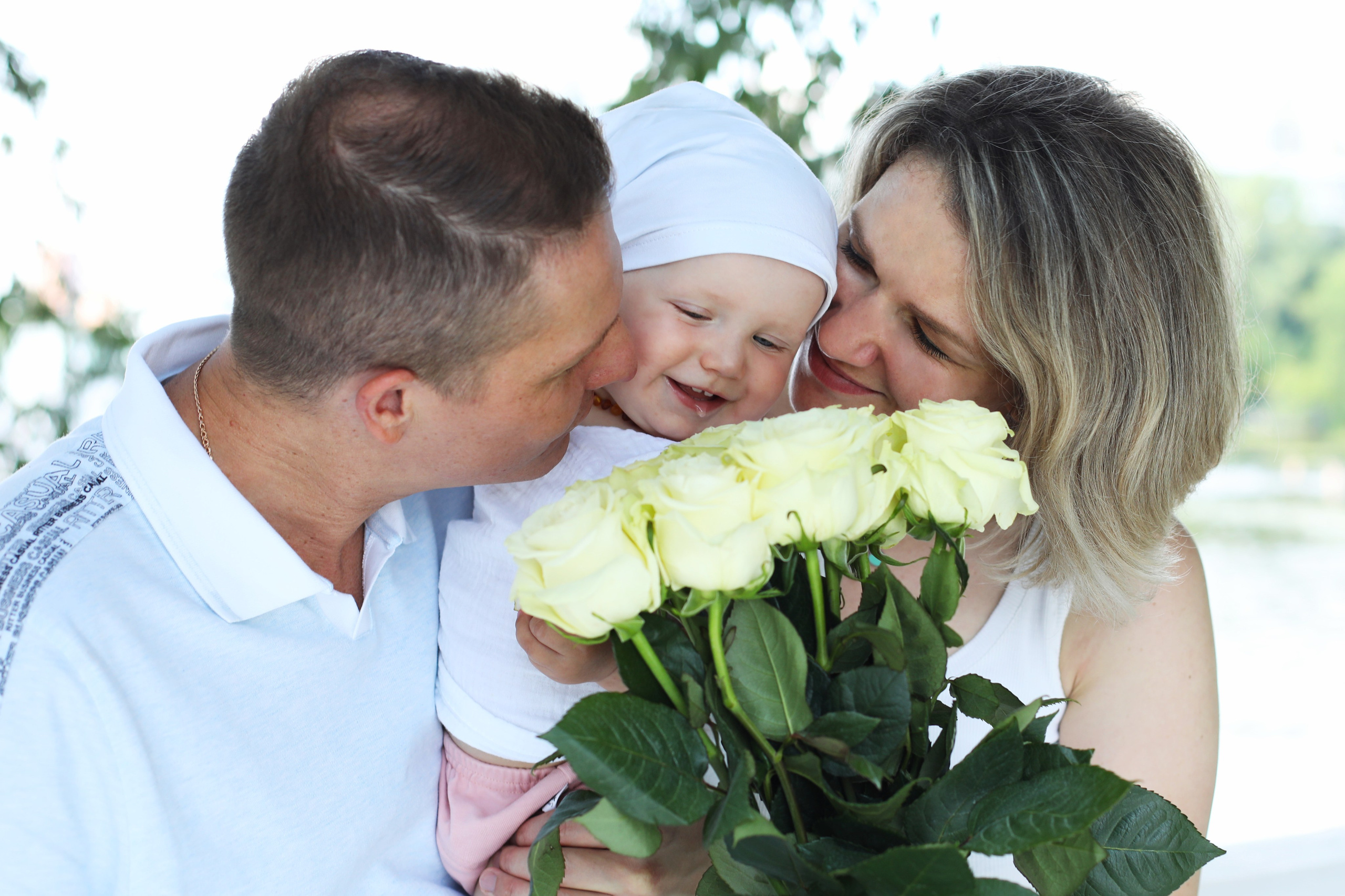 Первый год малышки. Семейная съёмка. Главная