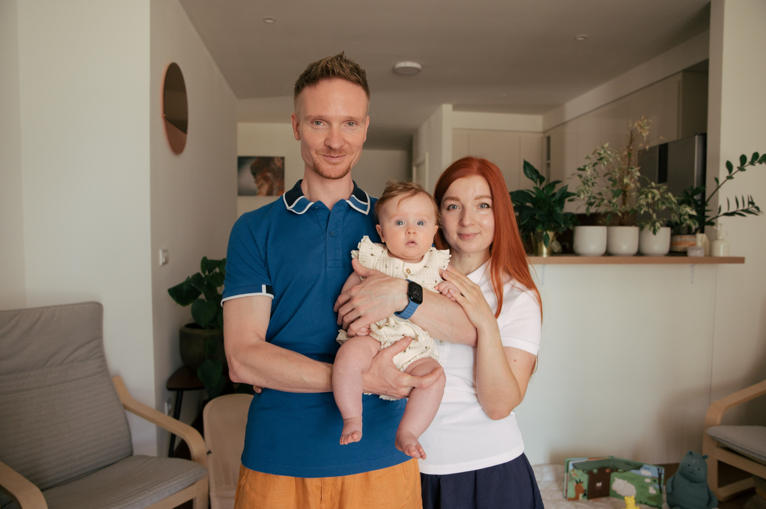 Family. Alex, Venera, Dasha. Art-photographer Ira Wind