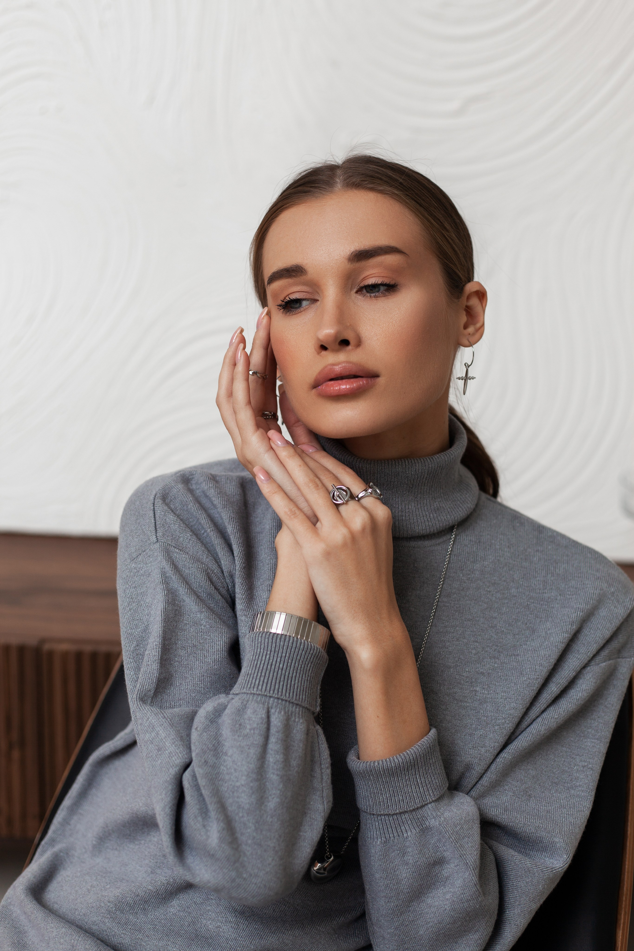 фотосессия для девушки в студии