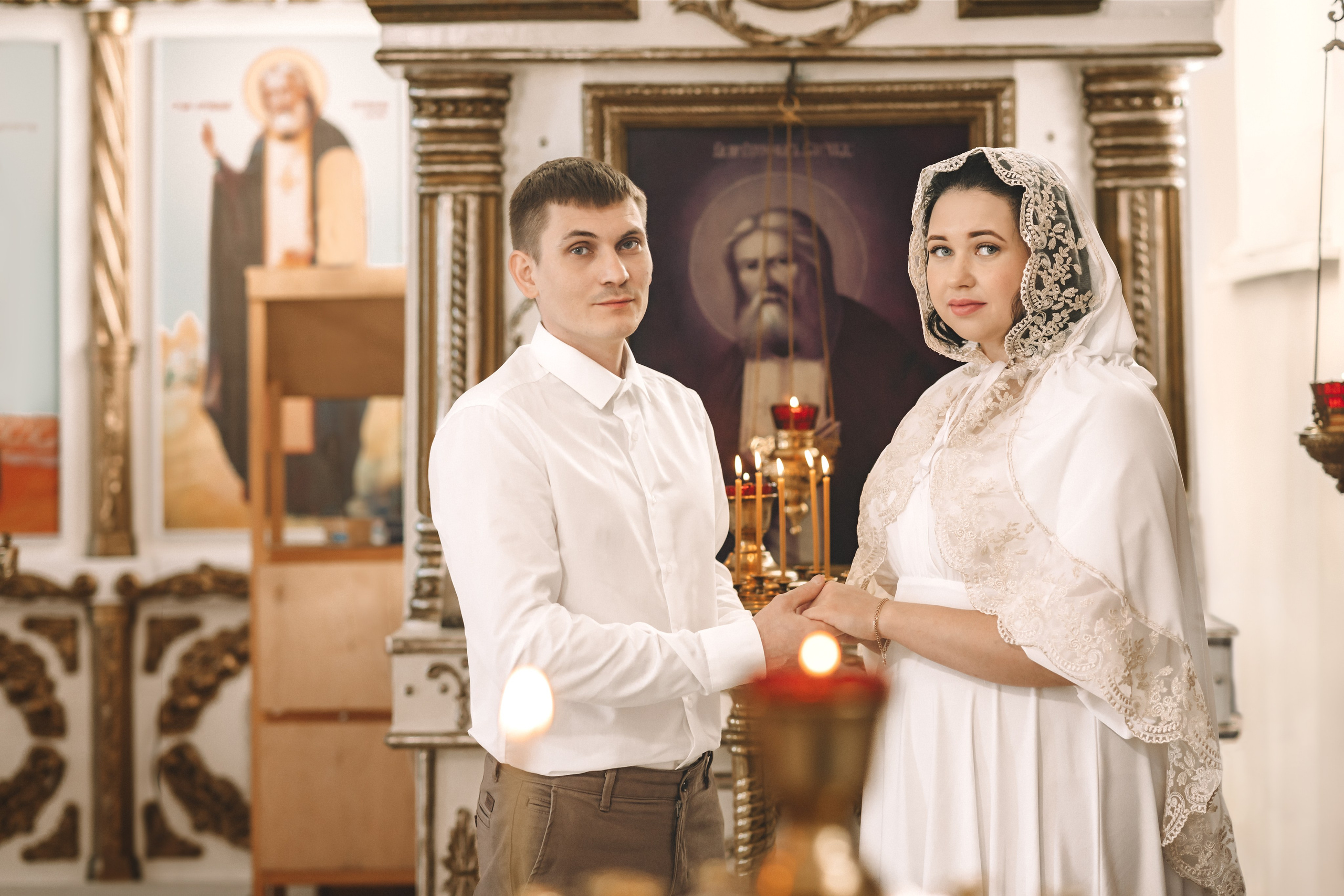 Венчание в храме Благовещения Пресвятой Богородицы. Церковный фотограф на Таинство Крещения и Венчания в Оренбурге и Оренбургской области Екатерина Белкина