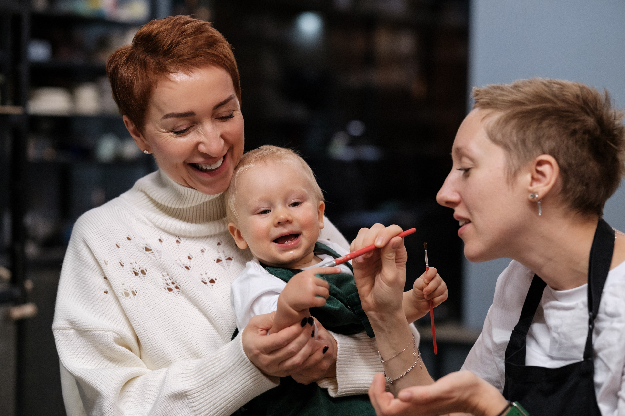 День рождения в студии керамики. Семейный и детский фотограф в Москве Светлана Потемкина
