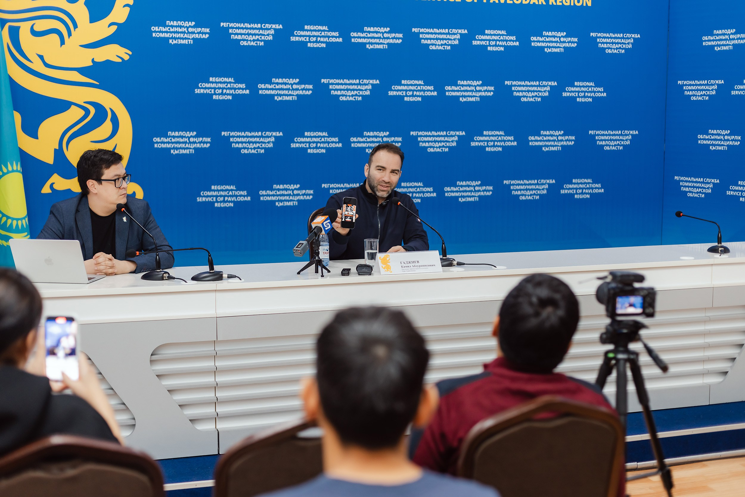 Пресс-конференция Камиля Гаджиева. Кипятком Павлодар