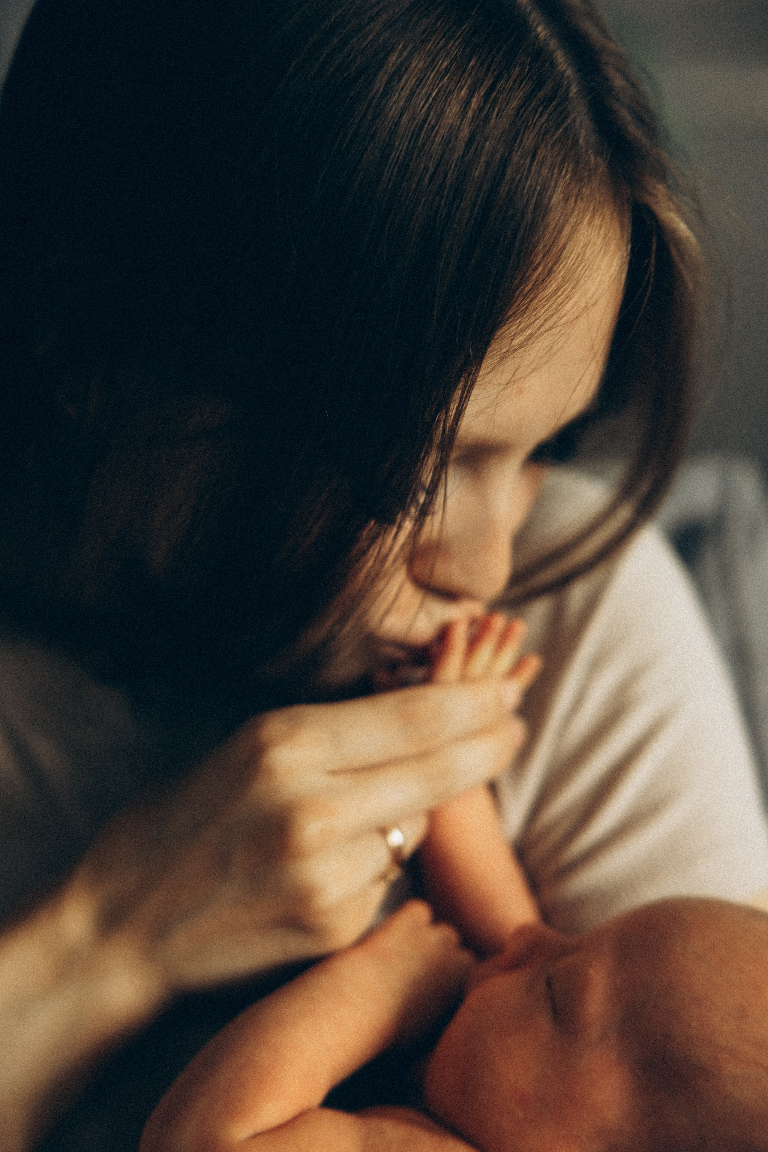 Фотосессия новорожденного дома