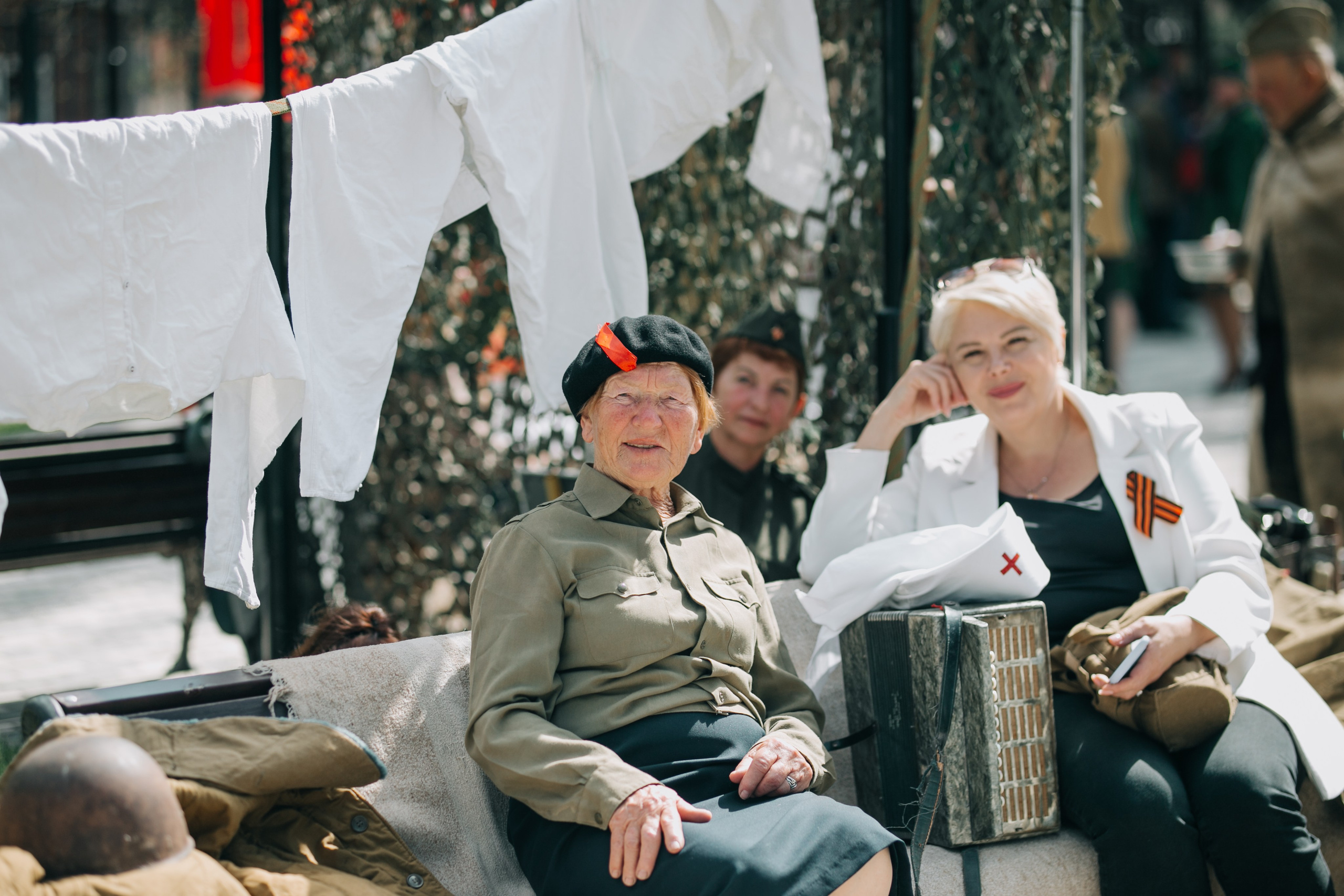 День освобождения Бахчисарая от нееко-фашистских захватчиков. Фотограф в Крыму