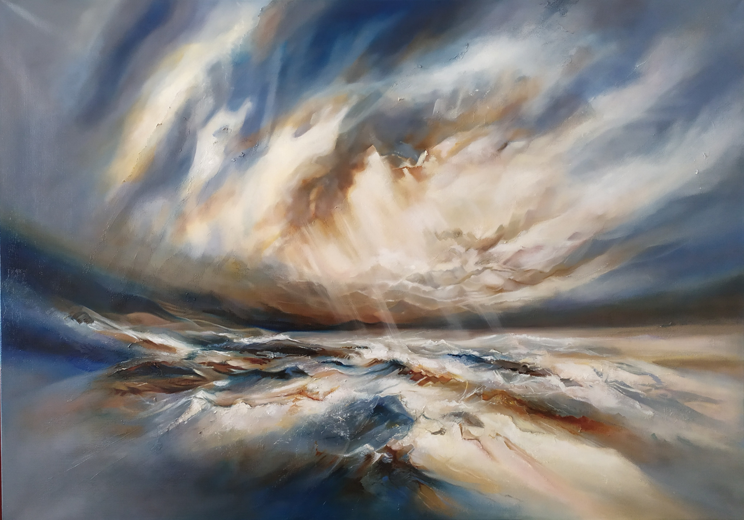 這幅畫是按訂單繪製的