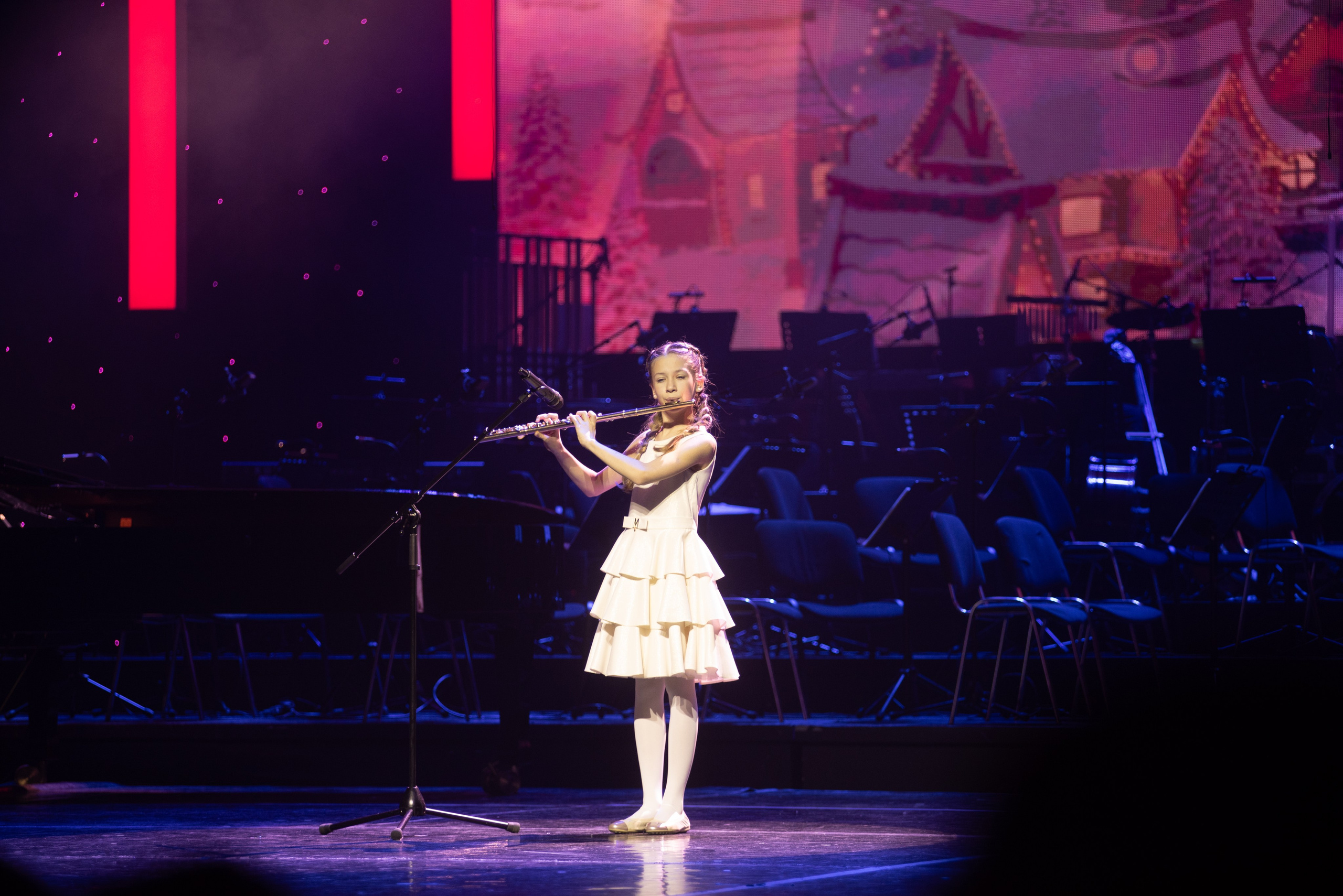 Отчетный концерт ДШИ «Гармония» «Зимняя гармония». Фотограф новорожденных, семейный детский в Тюмени Татьяна Морозова