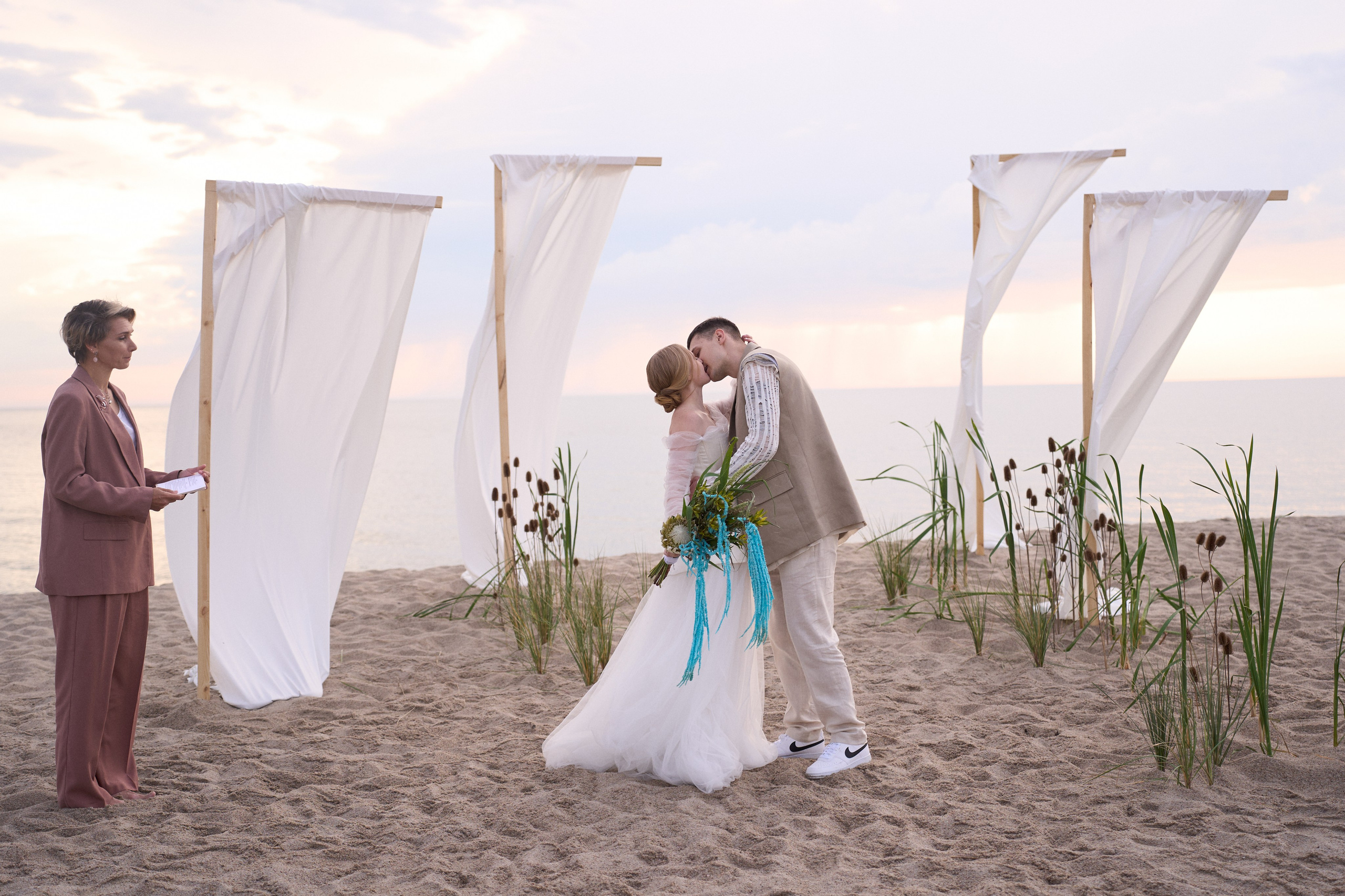 Янтарная свадьба. Калининград. Оформление свадеб, декор свадеб Вера Маркова, Москва