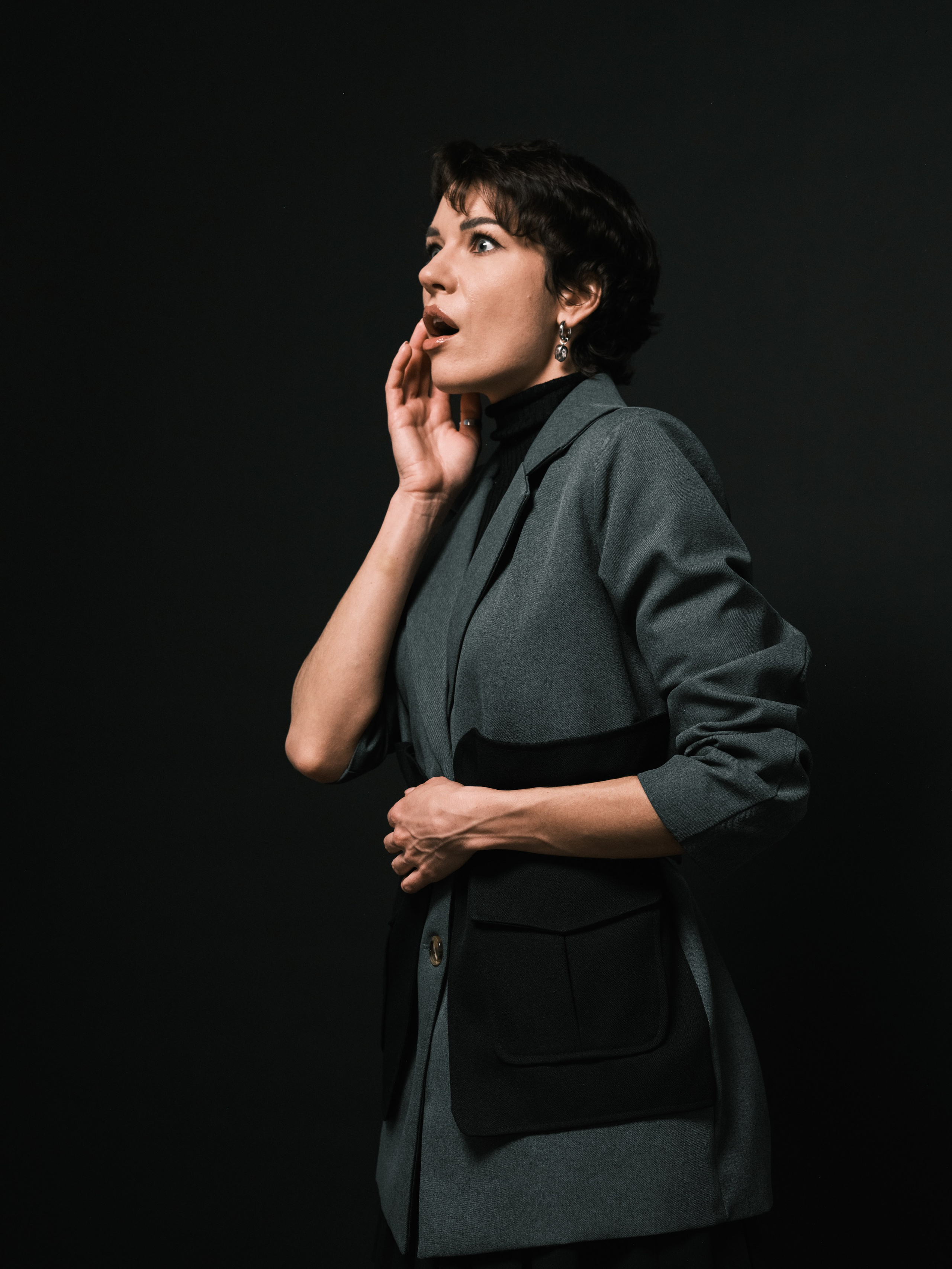 Женская студийная фотосессия