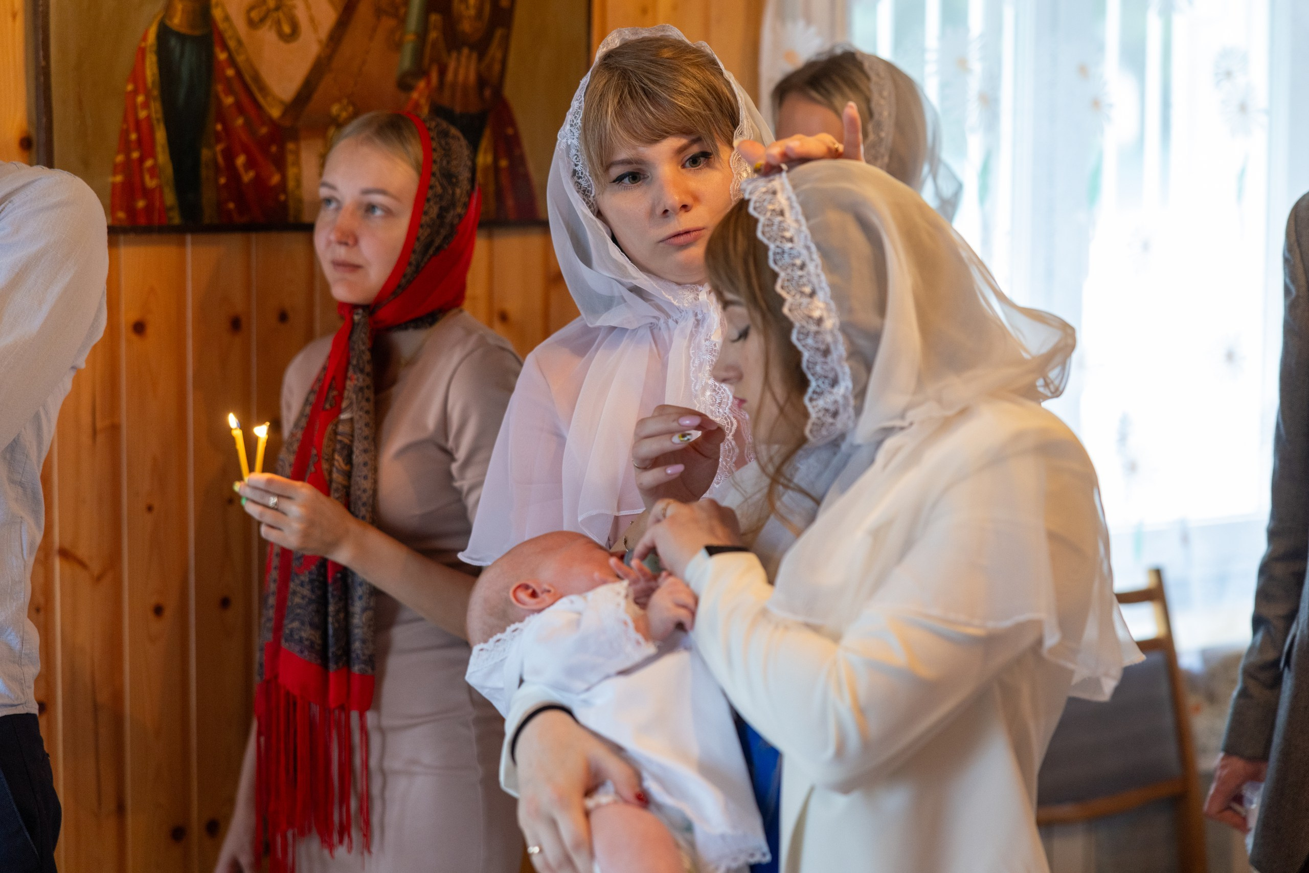 Образец репортажа крещения оригиналы, без искажений, без вспышки, светосильная оптика!. Фотограф в Туле Крупский АнДРей. Фотостудия «КАДР71» в Туле