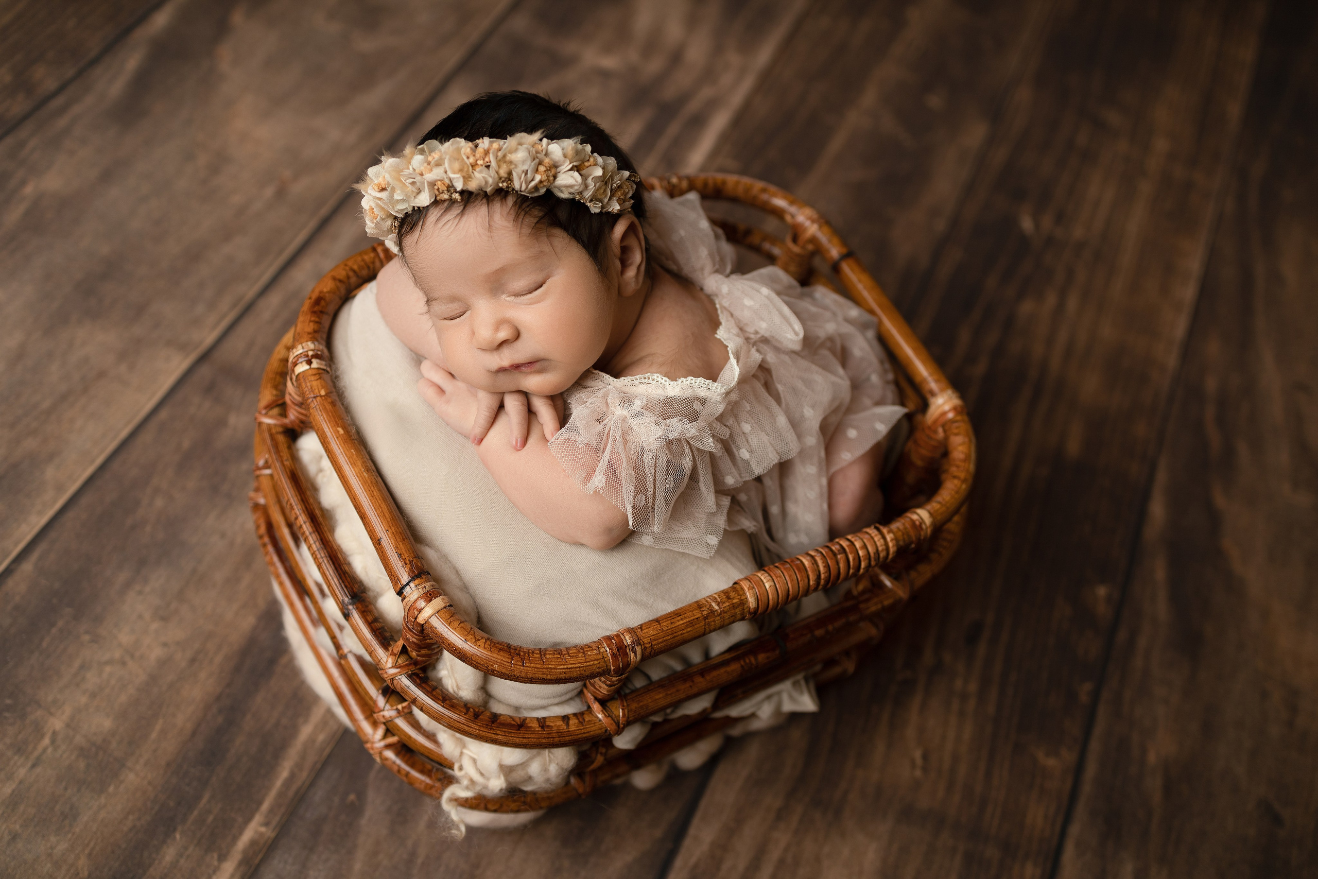 Мэри 12 дней. Фотограф новорождённых Newborn Москва