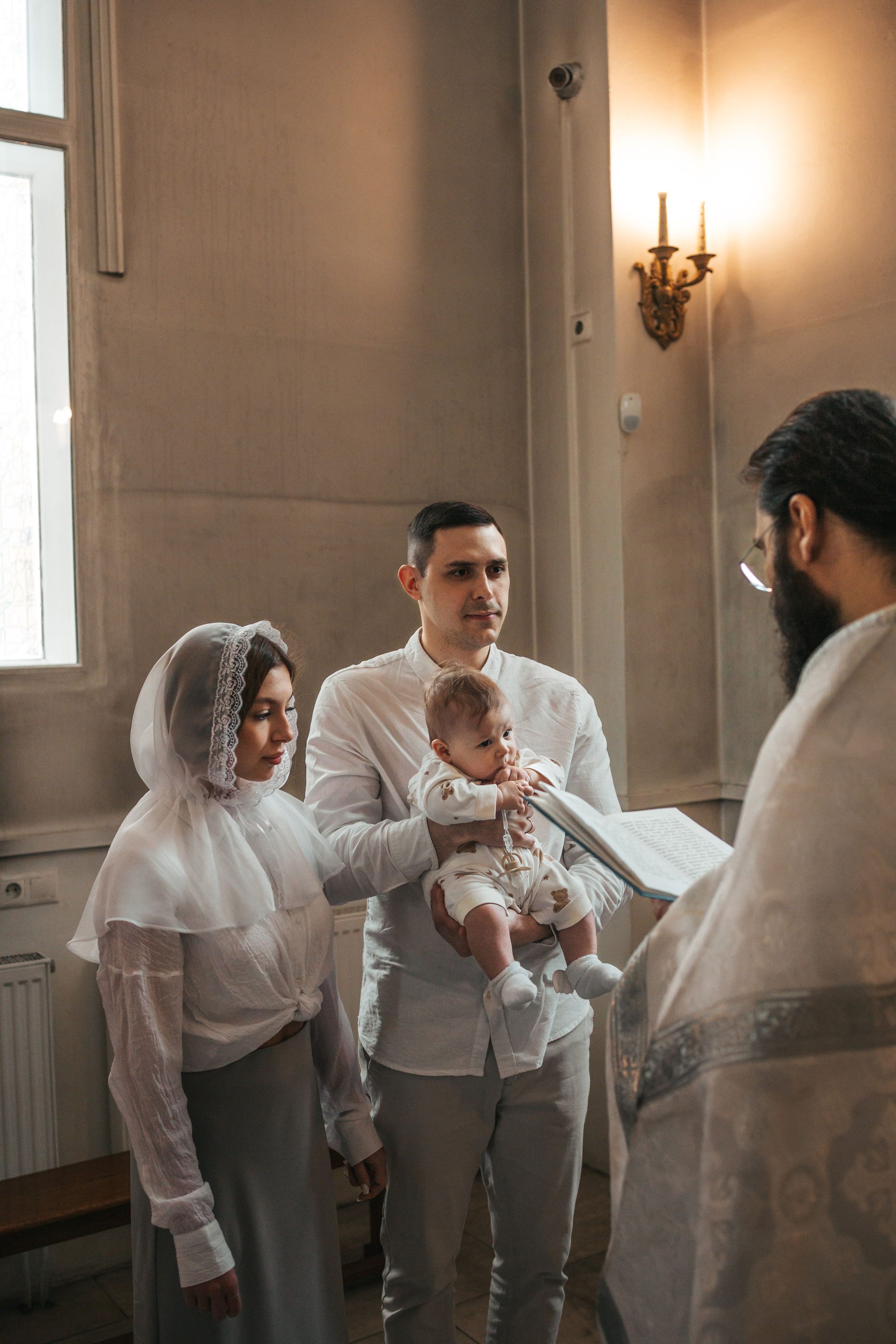 Таинство Крещения (Макар). Фотограф новорождённых Newborn Москва