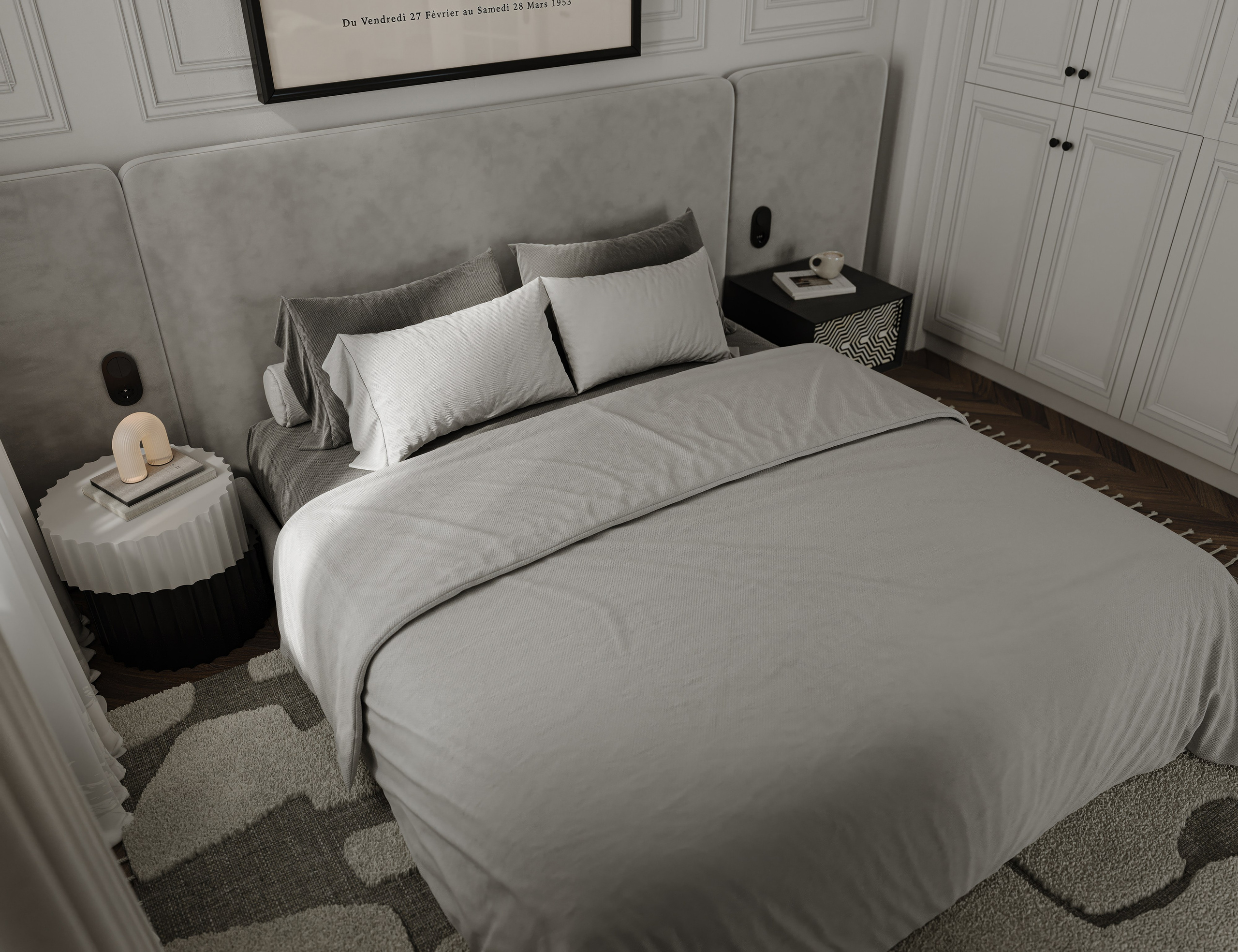 Апартаменты. 3D визуализация интерьера и архитектурной среды