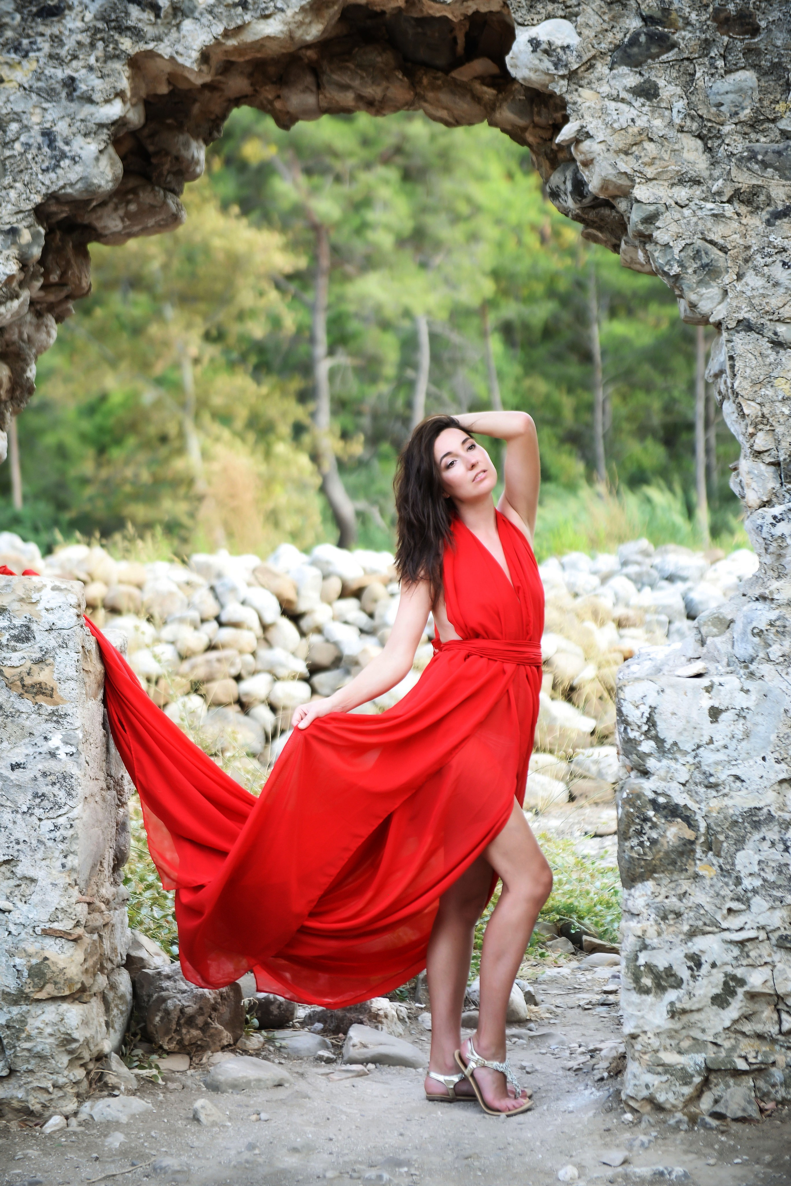 Индивидуальная фотосессия в античном Олимпосе и на пляже Чиралы, Кемер. Профессиональный фотограф в Турции Анталии Кемере Сиде Белеке Алании