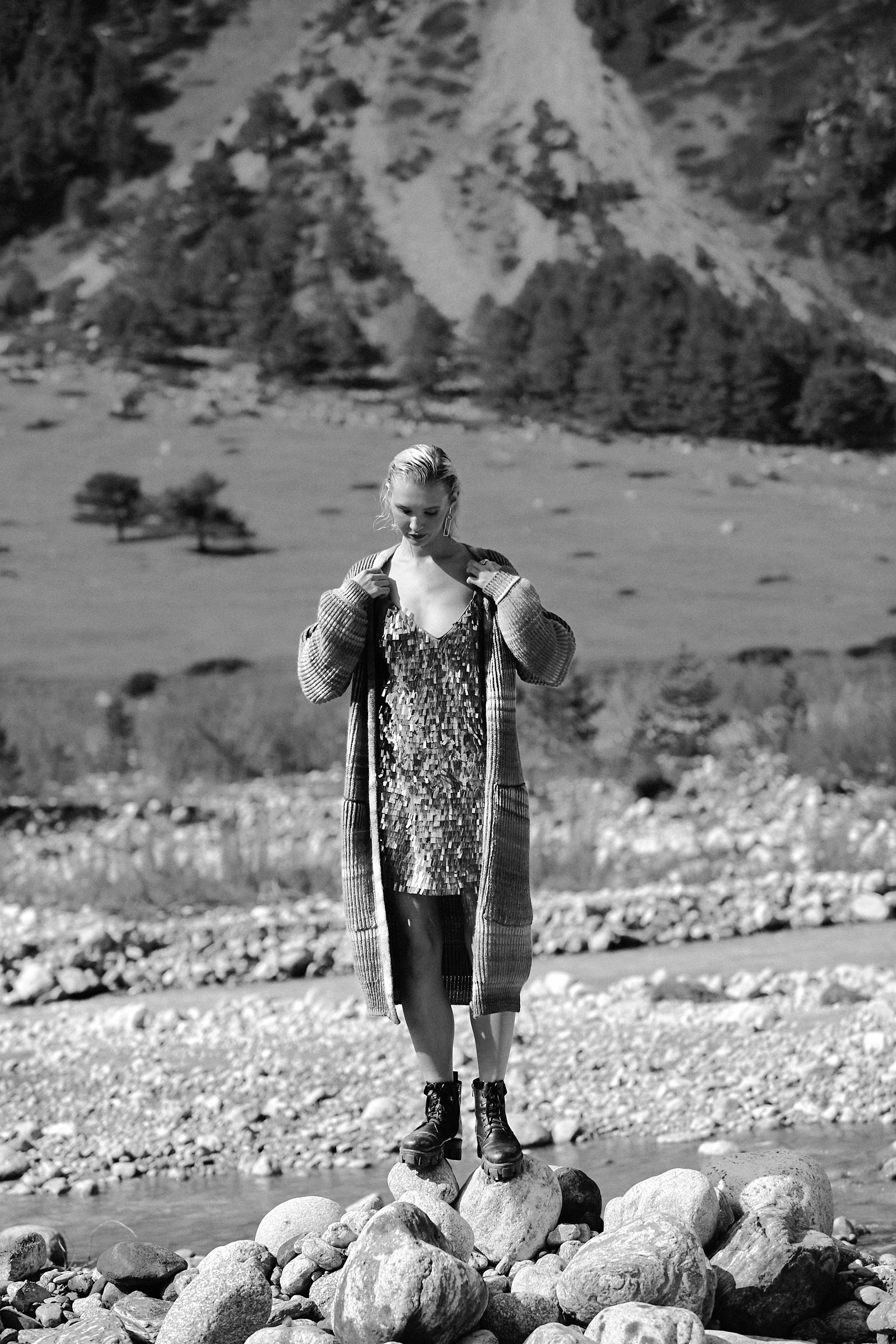 Выездная съемка для брендов в горах. Фотограф Продюсер в горах КБР / Москва  Нальчик Горы