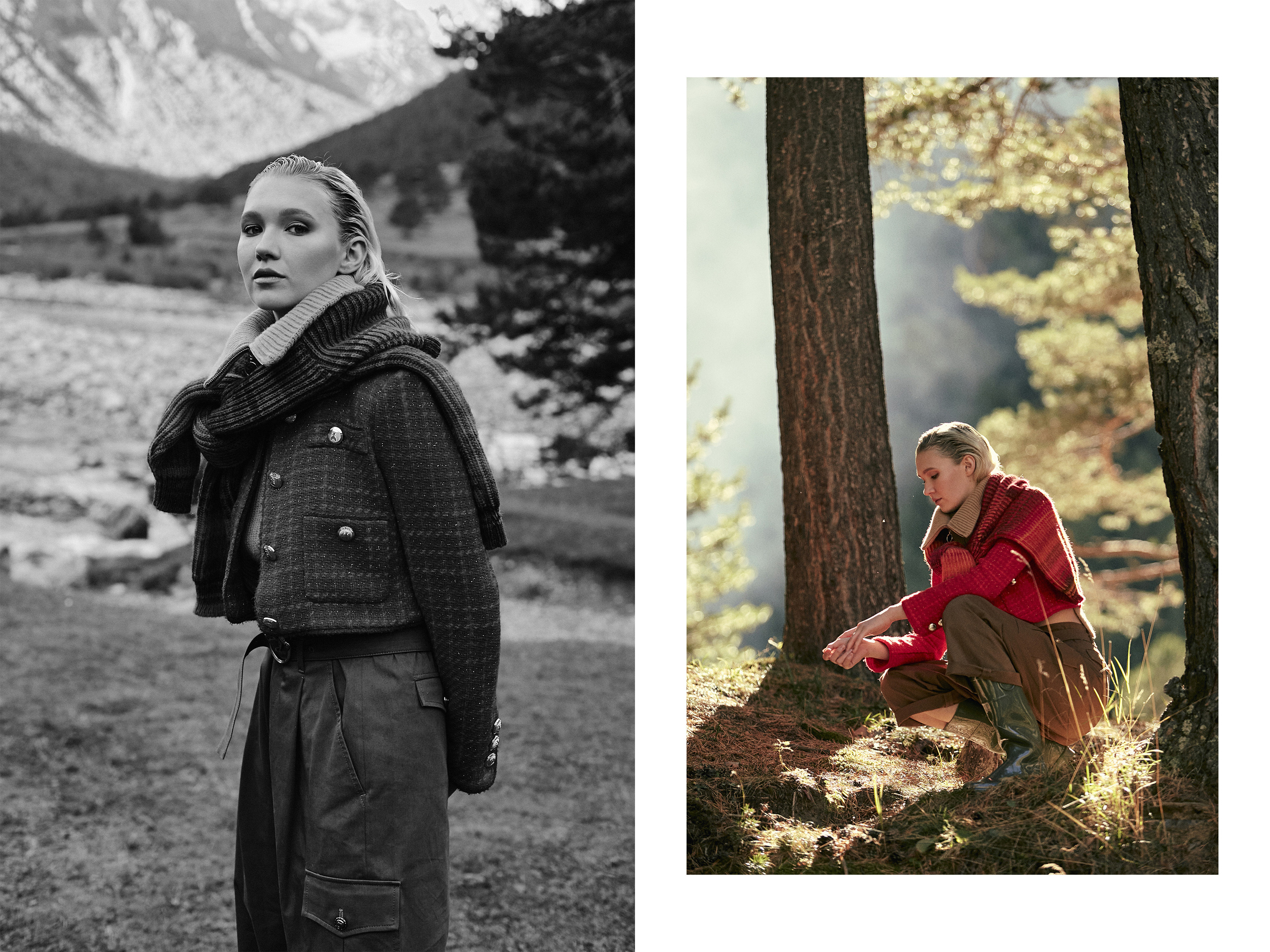 Выездная съемка для брендов в горах. Фотограф Продюсер в горах КБР / Москва  Нальчик Горы