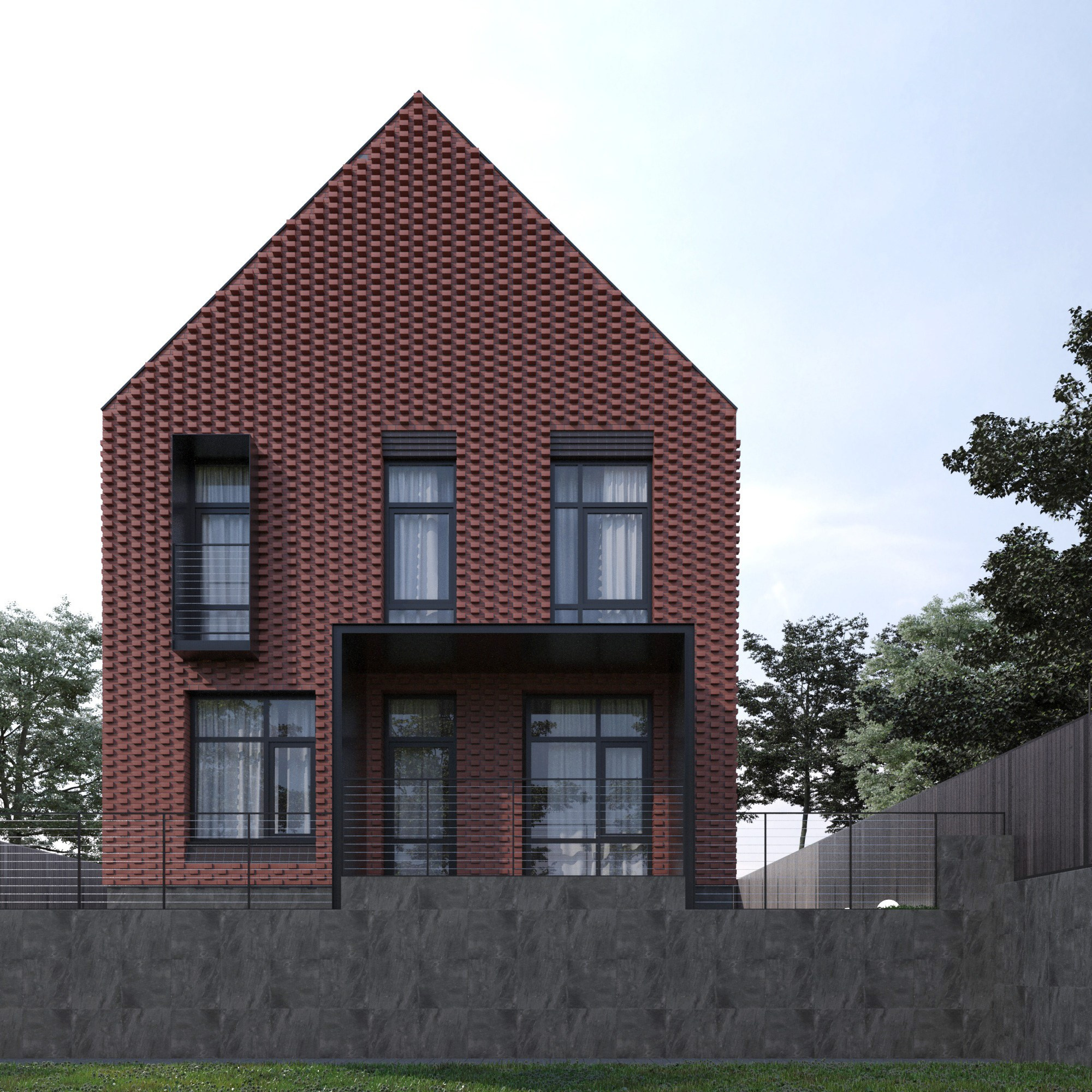 Brick_house. SAAS Селиванов Алексей Архитектурная Студия