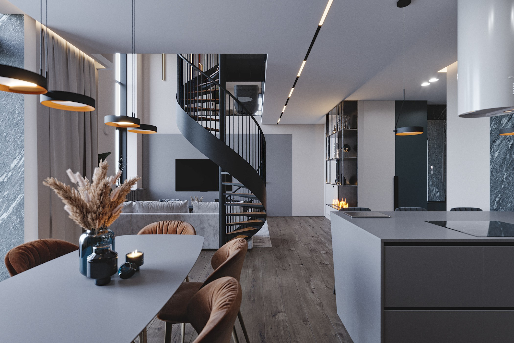 Проект YAR. Дизайн интерьера в Новосибирске, Мире, Онлайн | Студия дизайна интерьера TWOREZ