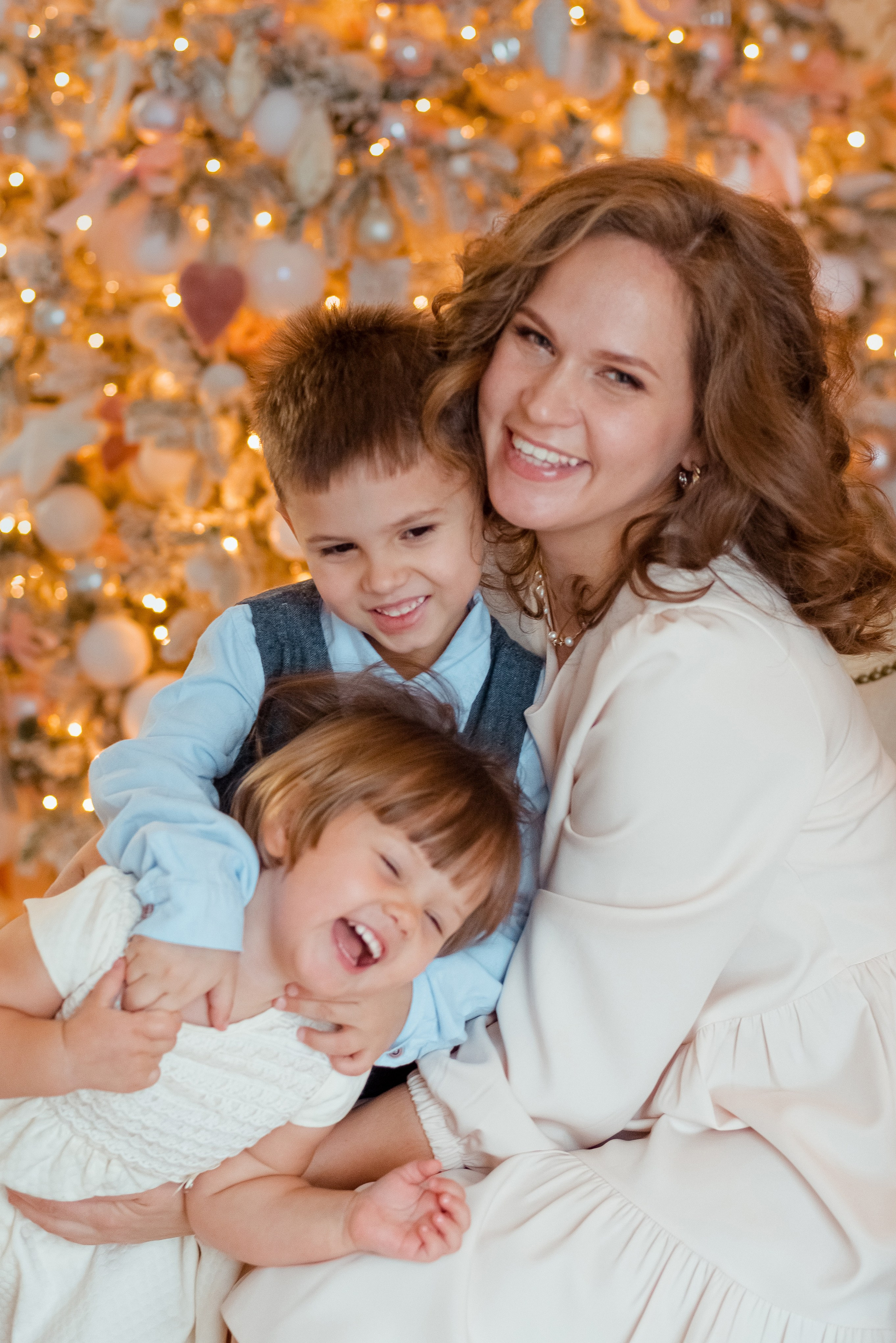 Семейная новогодняя фотосессия. Фотограф Юлия Кондратьева