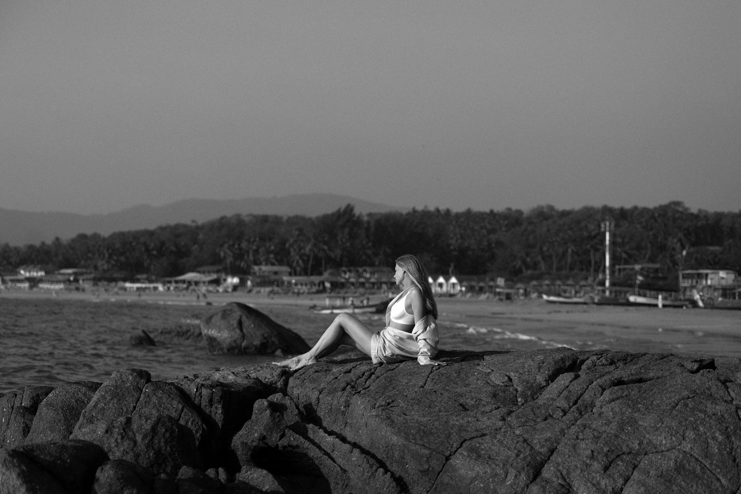 Прекрасная Саша. Морская съёмка. Настя Оленченко, портретный/семейный фотограф на цифру и плёнку Москва