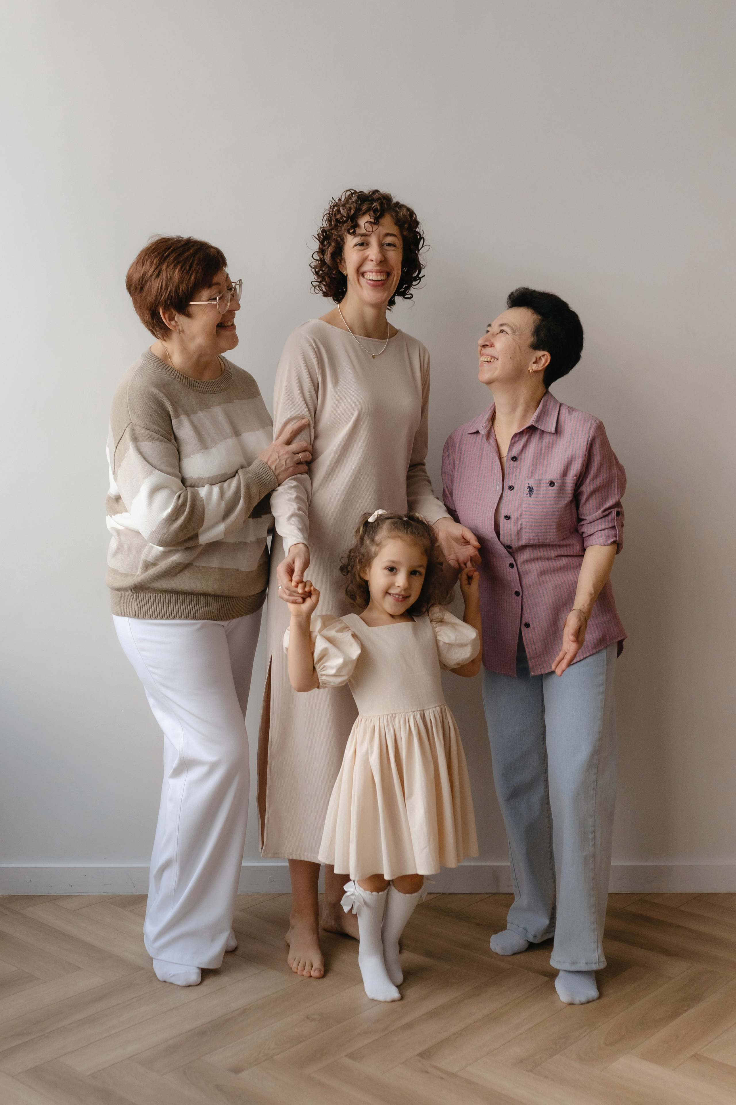 Семейная новогодняя съемка в студии. Семейный и портретный фотограф Нижний Новгород