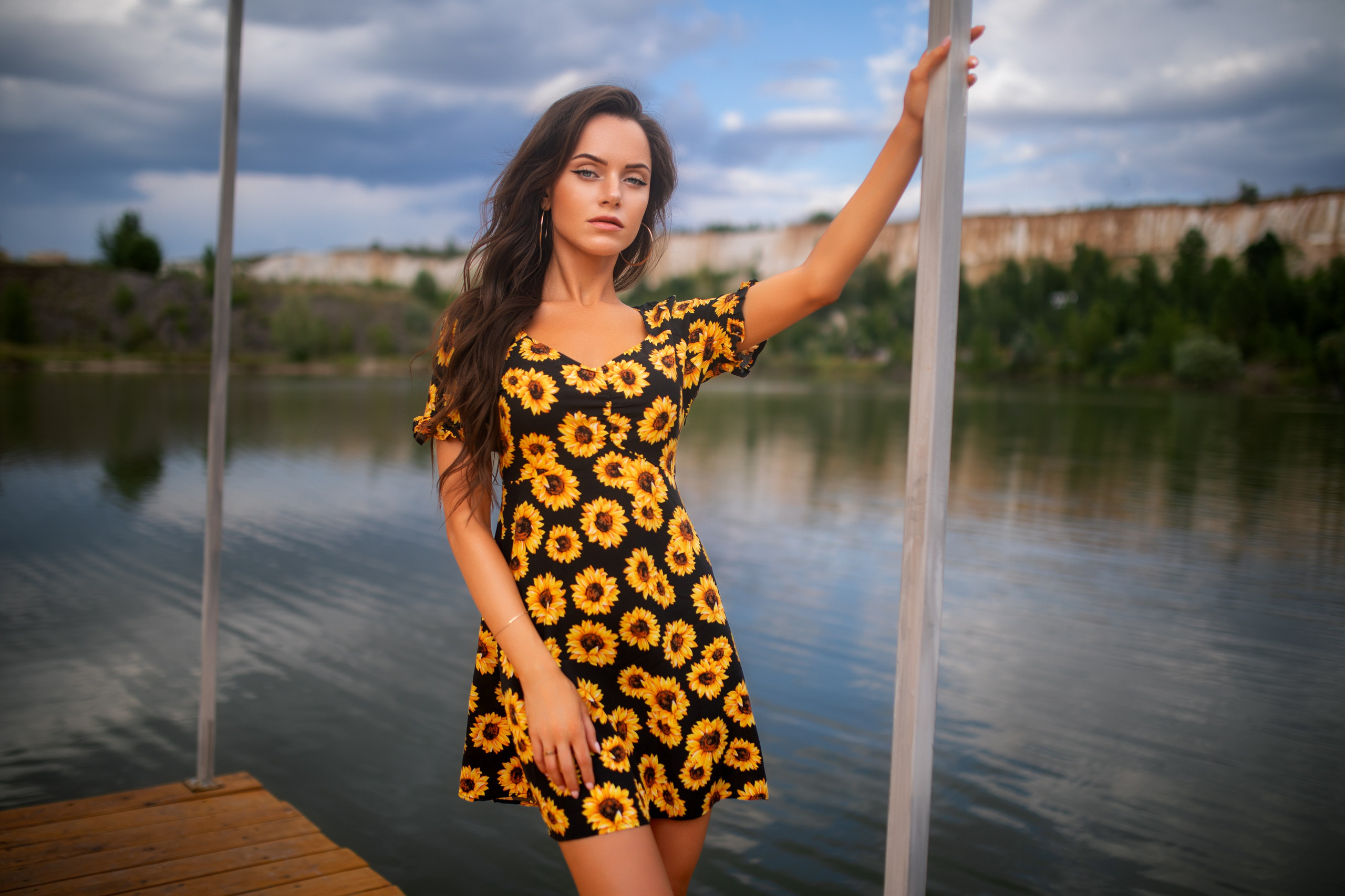 Летняя съемка с Екатериной на природе в парке Белый Колодец в формате для «себя»