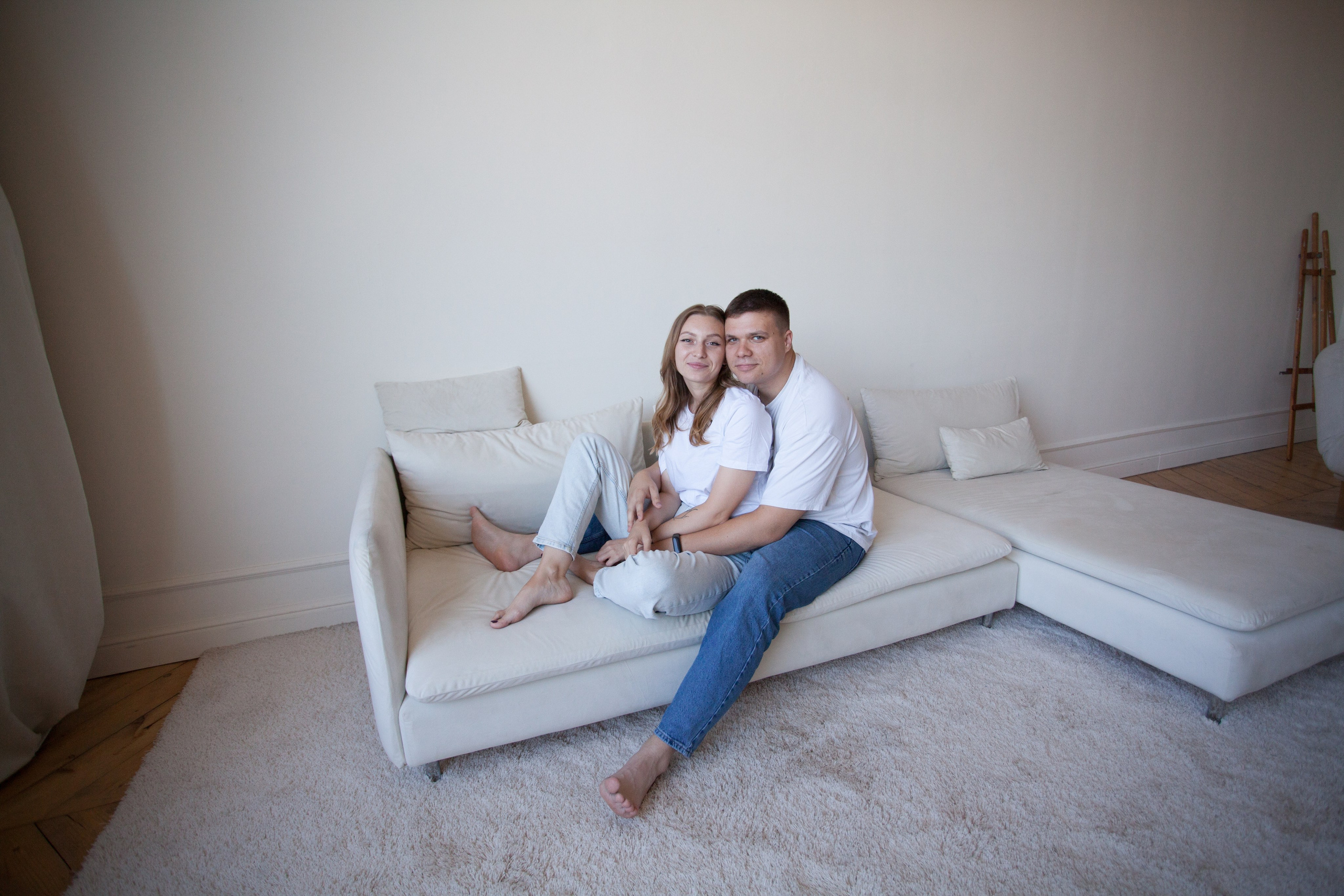 Женя и Кристина минимализм. Семейный и детский фотограф в Краснодаре Брусилова Марина