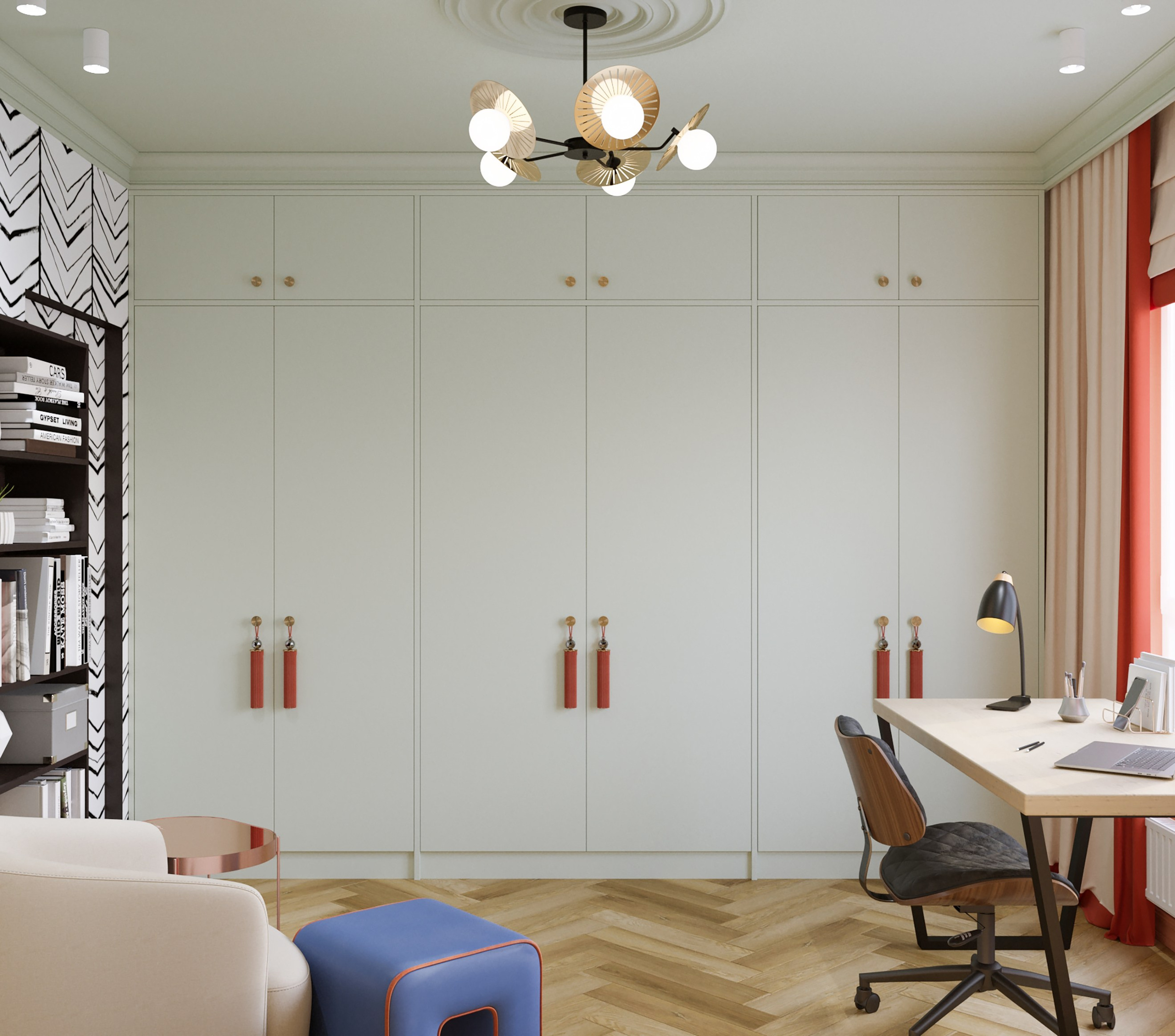 Квартира для девушки ЖК Молодогвардейская. Дизайнер интерьера Троилова Арина