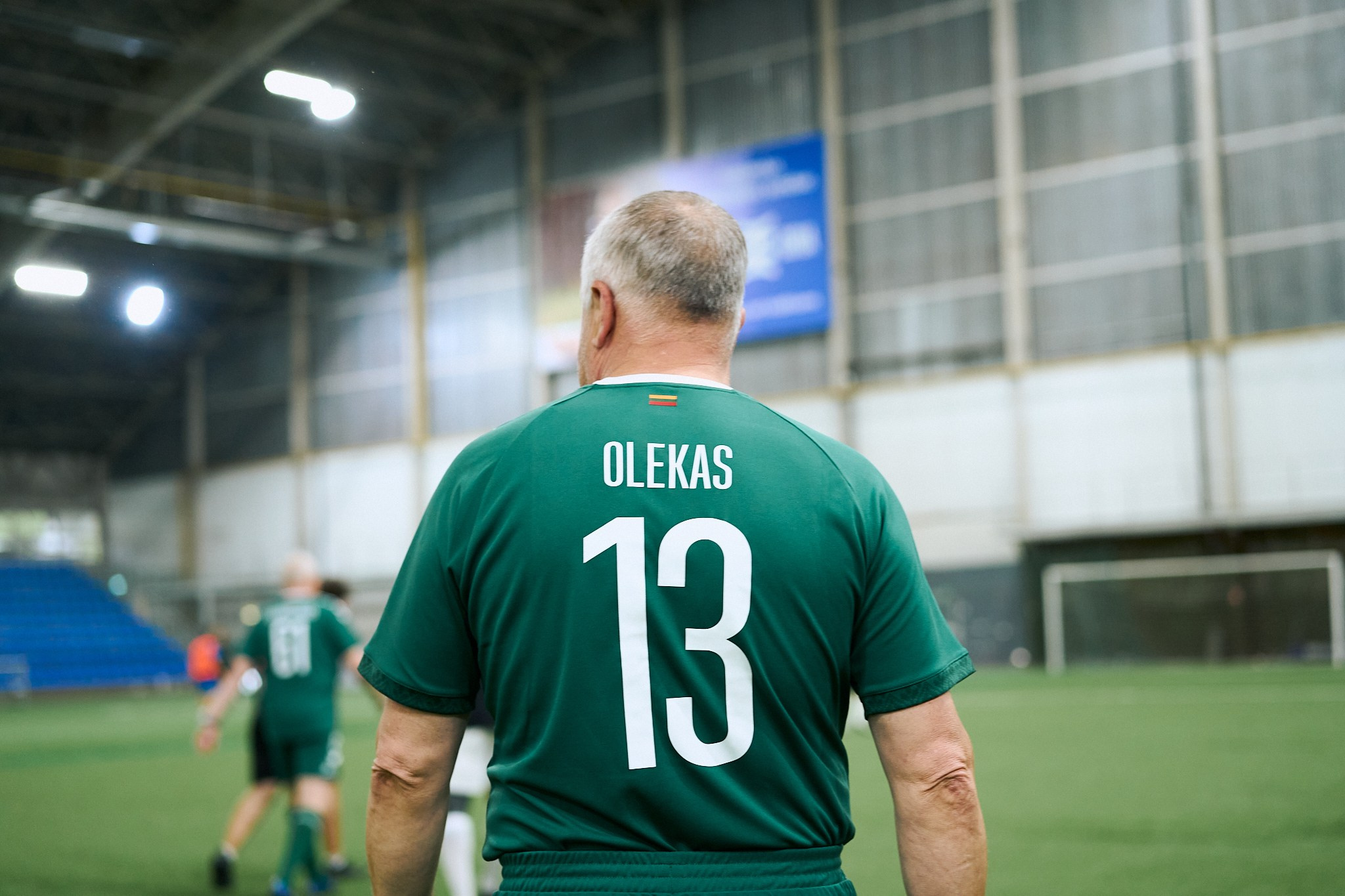 Friendly football match: Seimas of the Republic of Lithuania vs. Sviatlana Tsikhanouskaya’s Office. Photographer in Vilnius