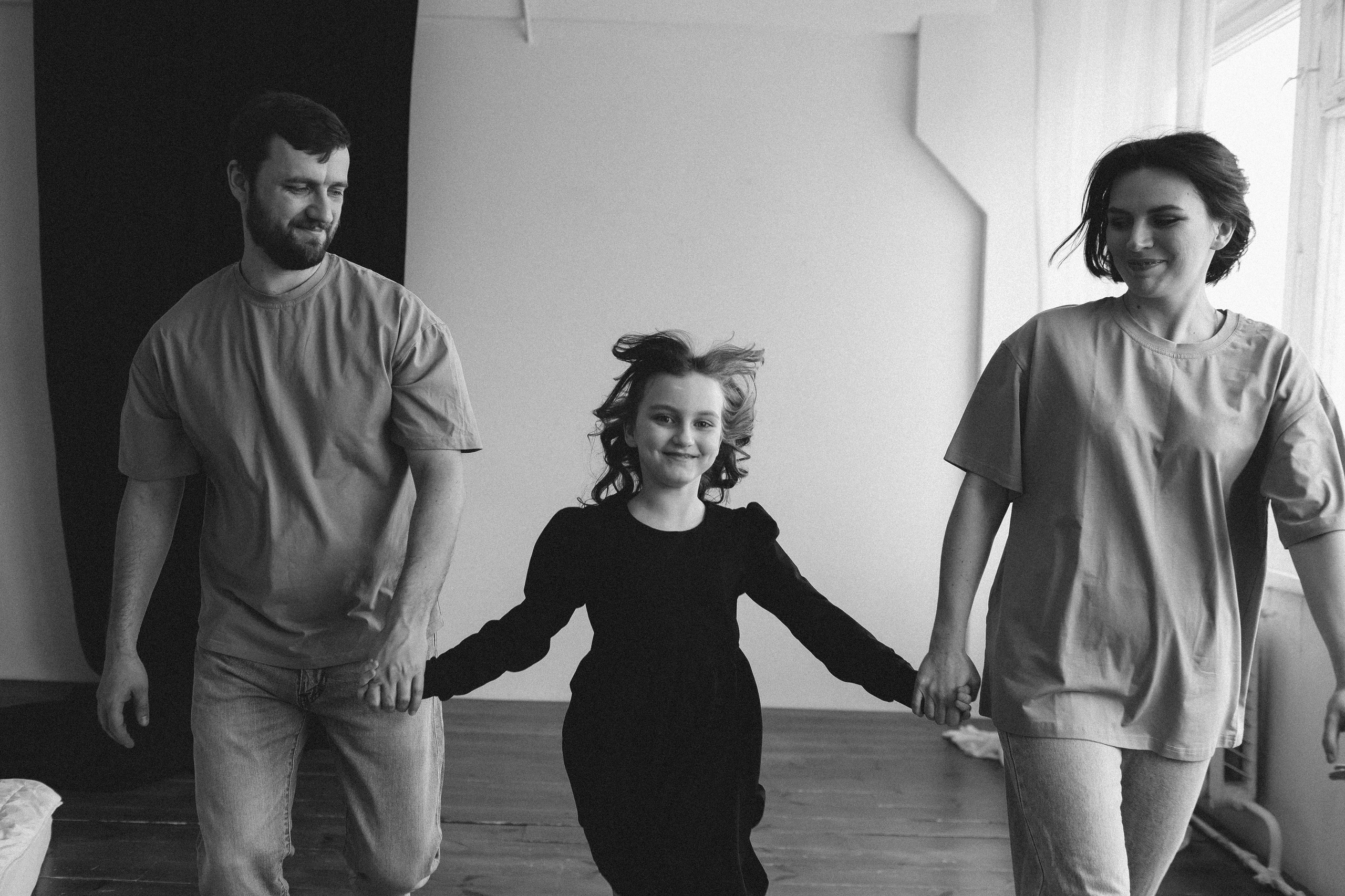 Семейная фотосессия Фотосессия в Москве Семейная фотосессия в студии. Фотограф Владимир Москва