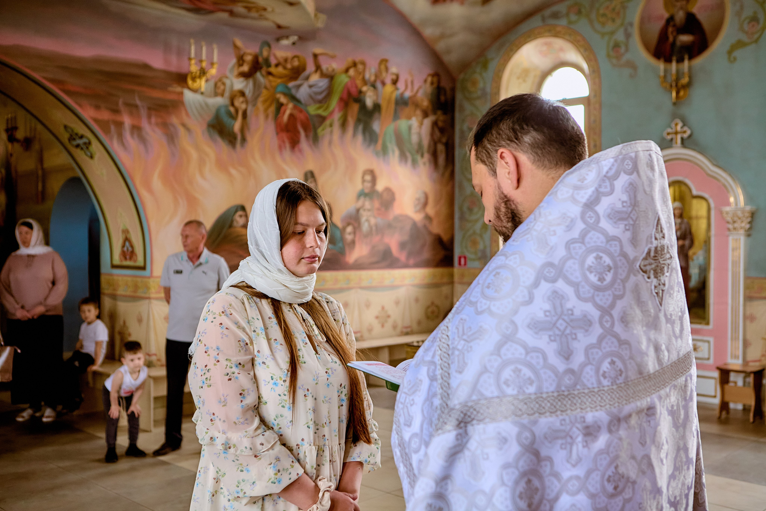 Таинство Крещения младенца Марка