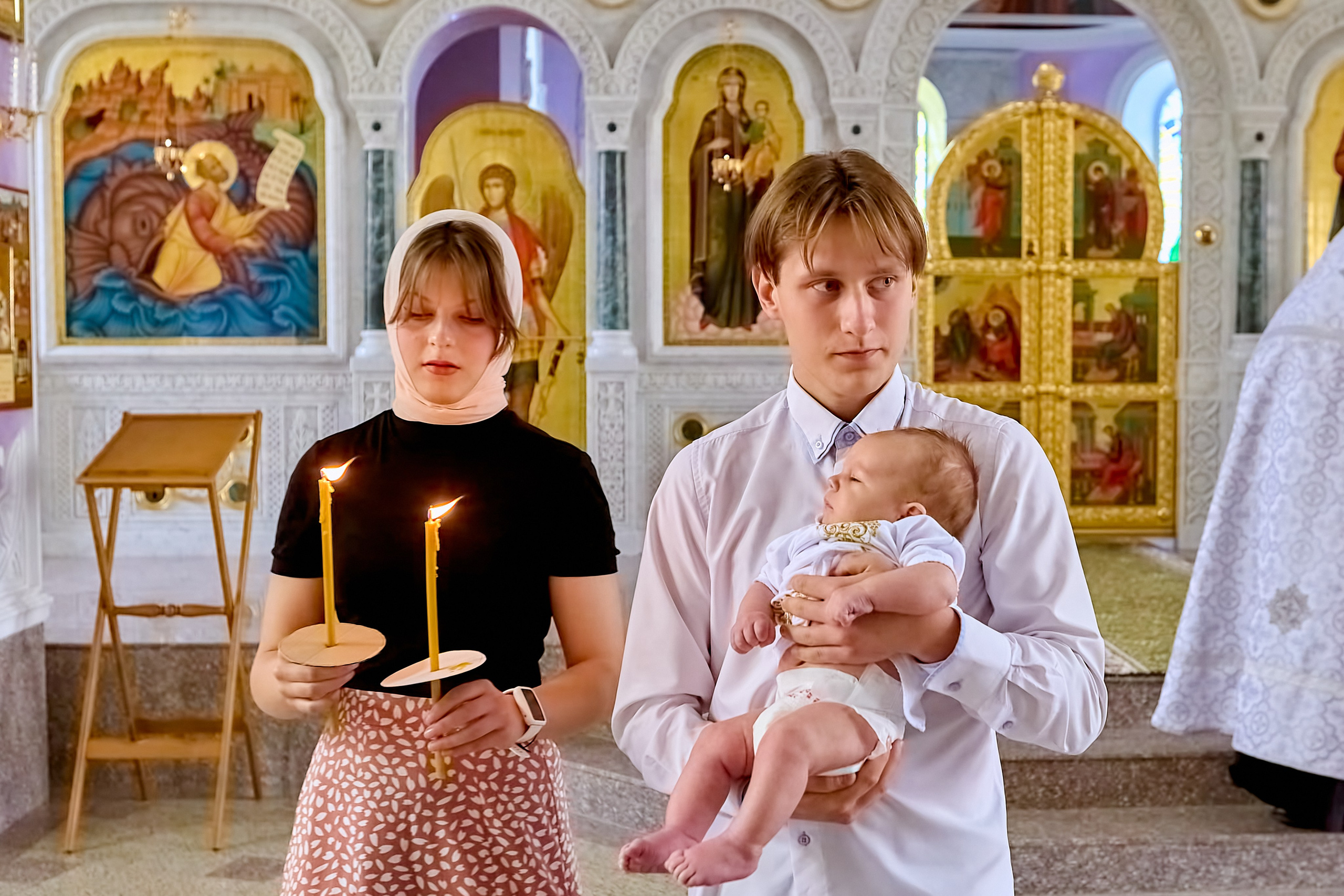 Фотографии Крещения младенца Алексея