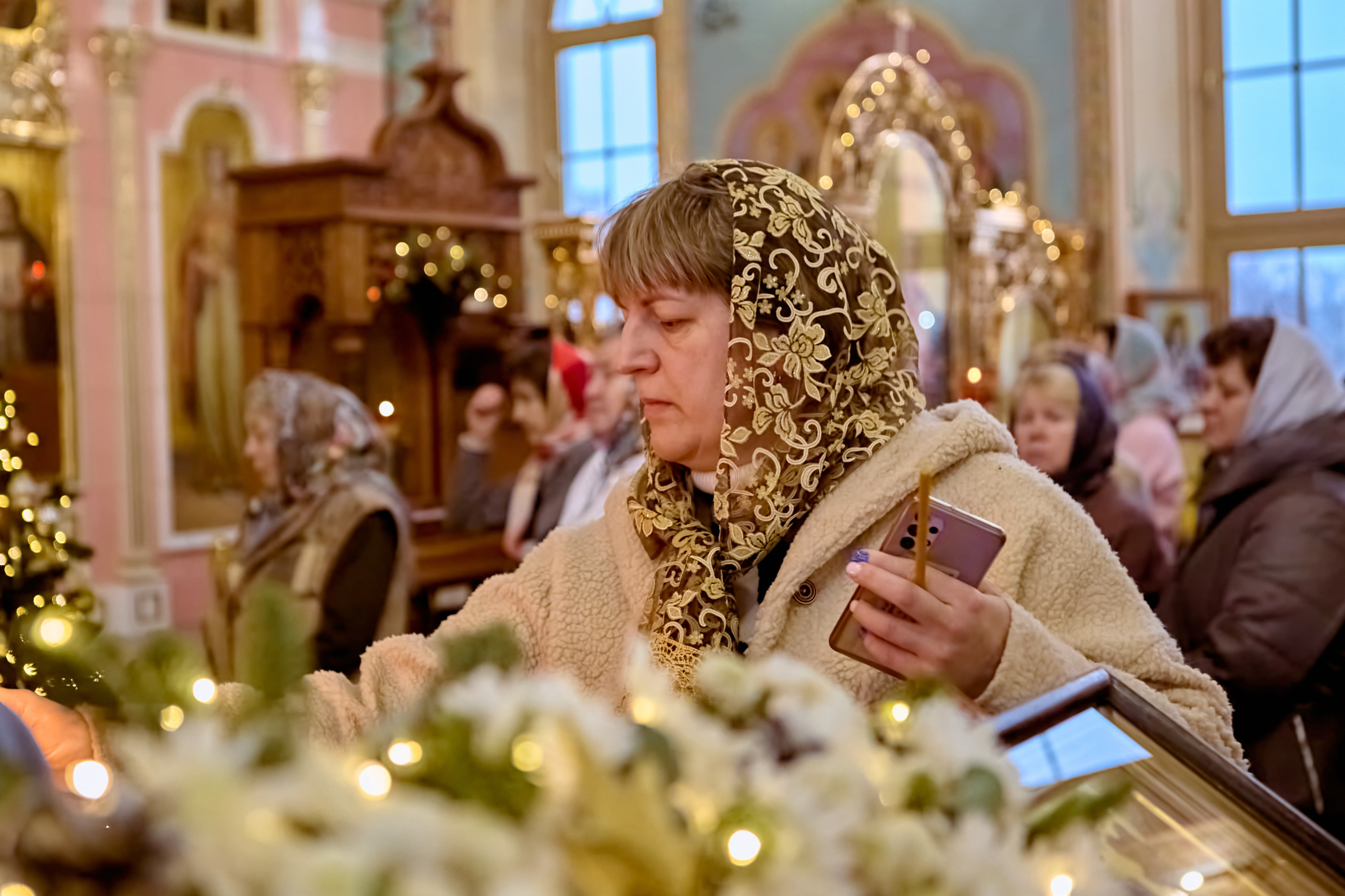 Воскресная Литургия в храме 12 января 2025 г